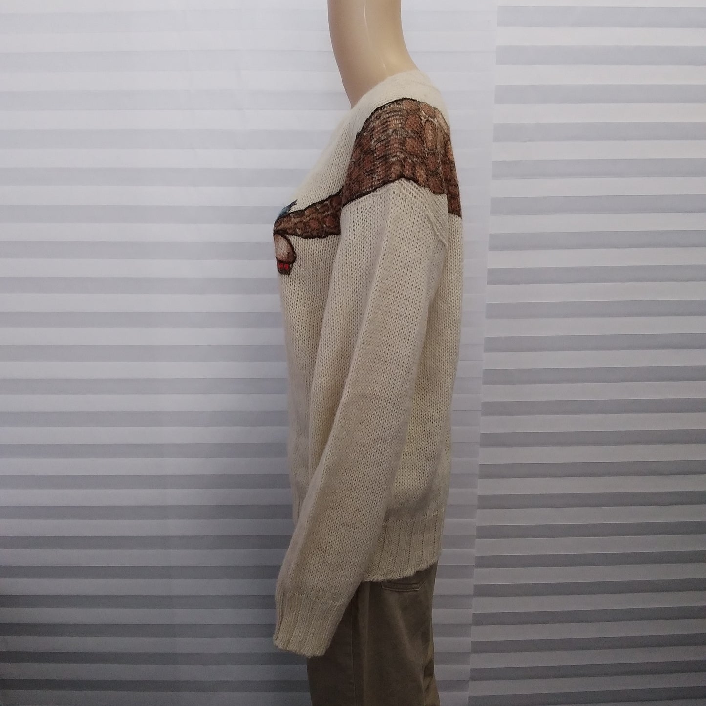 Rare 80's Krizia Maglia Alligator Sweater - Size 46 (US12)
