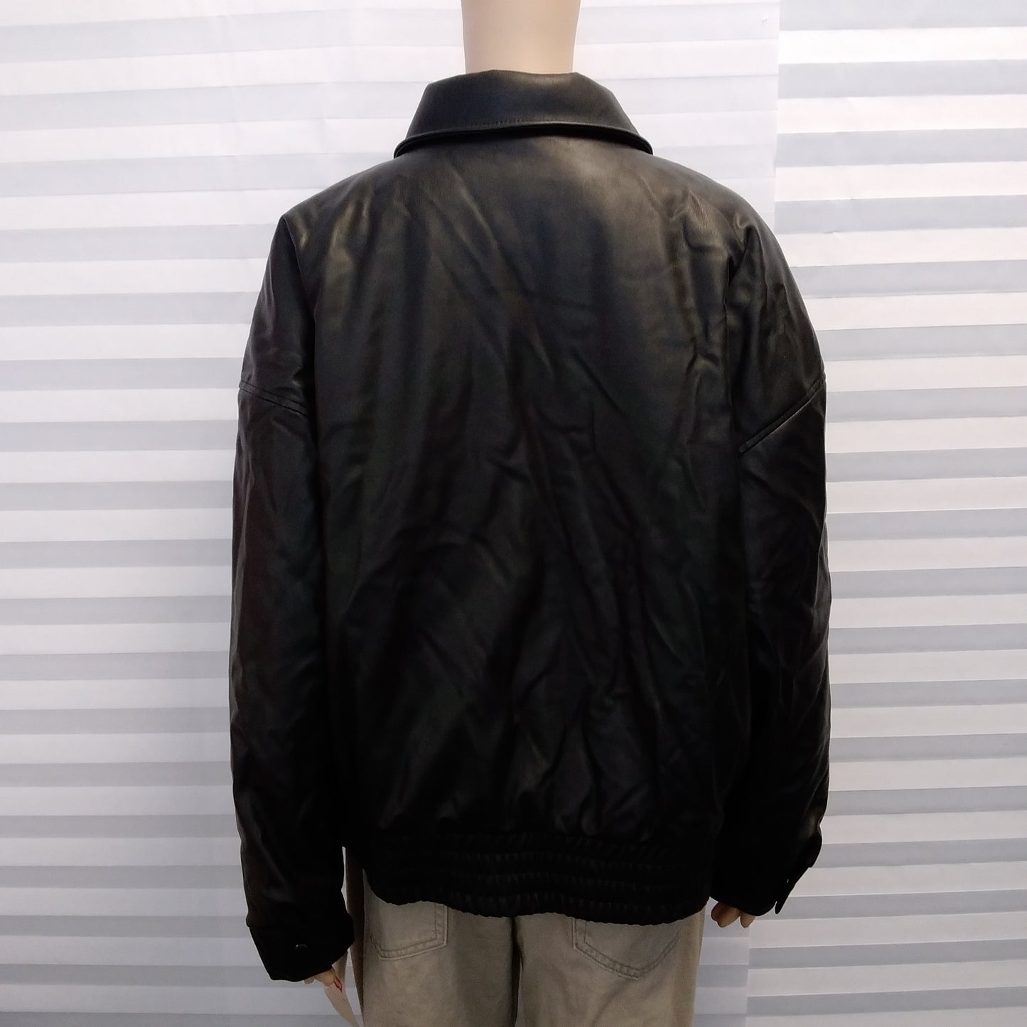NWT - Levi Strauss & Co. black Faux Leather Jacket - XL
