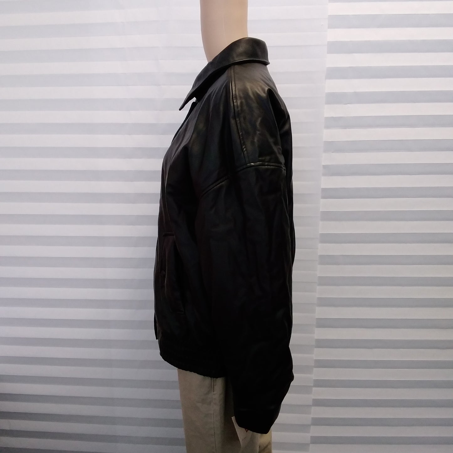 NWT - Levi Strauss & Co. black Faux Leather Jacket - XL