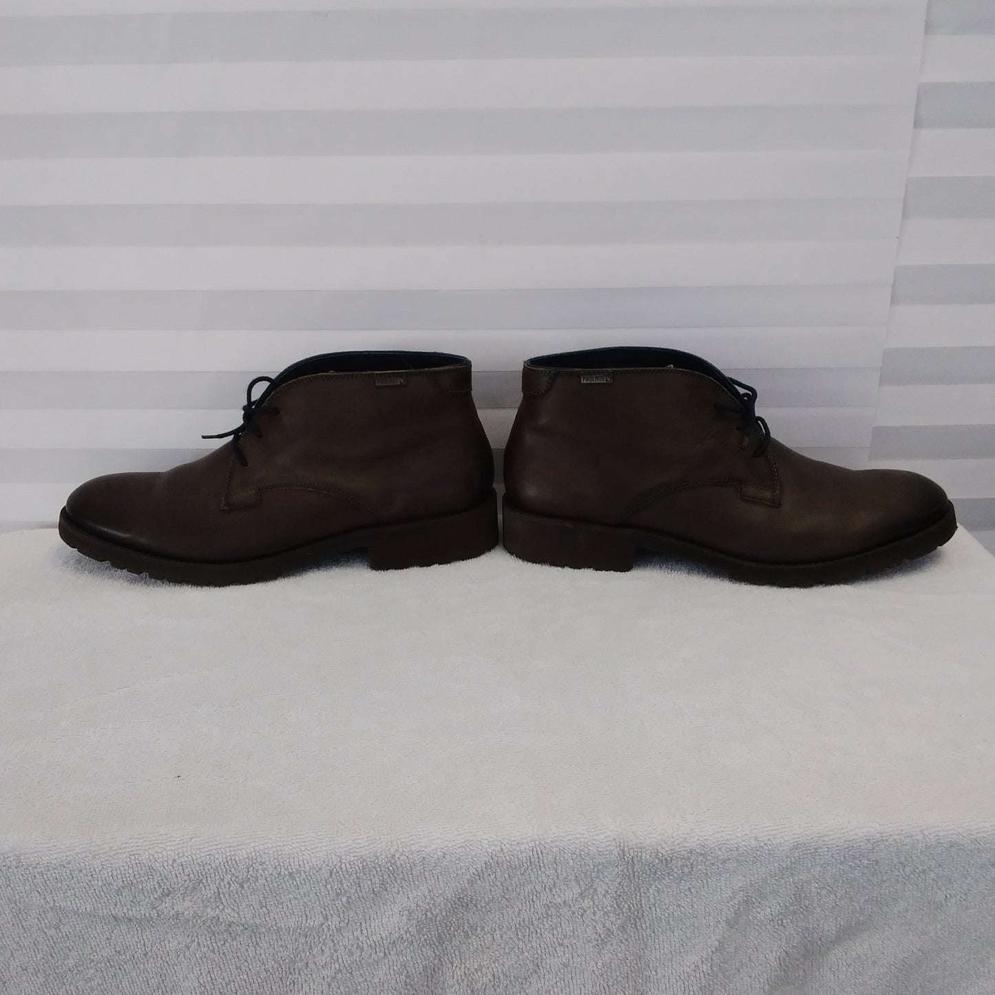 NWOB - Pikolinos Men's Brown Leather Chukka Boots - Size 46 (US 12.5-13)