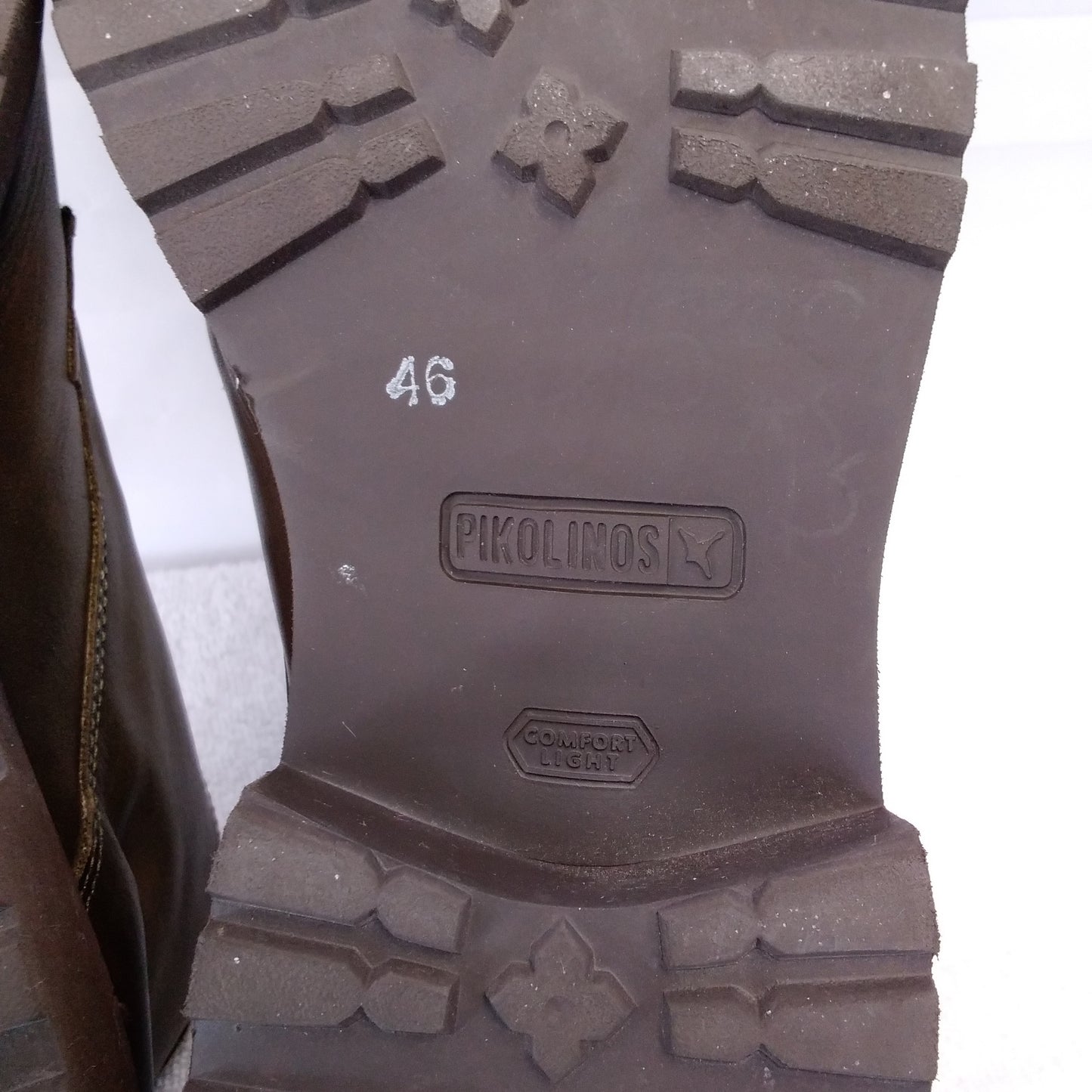 NWOB - Pikolinos Men's Brown Leather Chukka Boots - Size 46 (US 12.5-13)