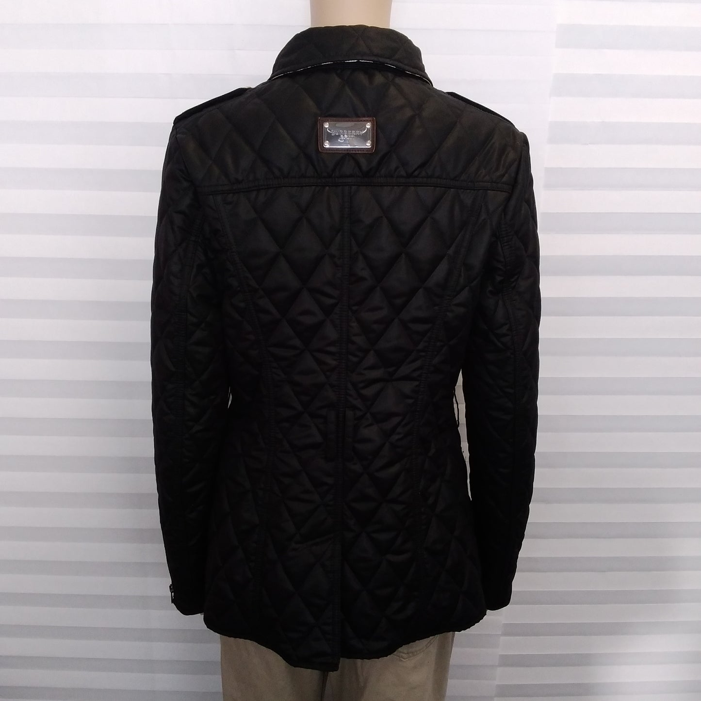 BURBERRY BRIT Black Diamond Quilted Jacket - See Measurements