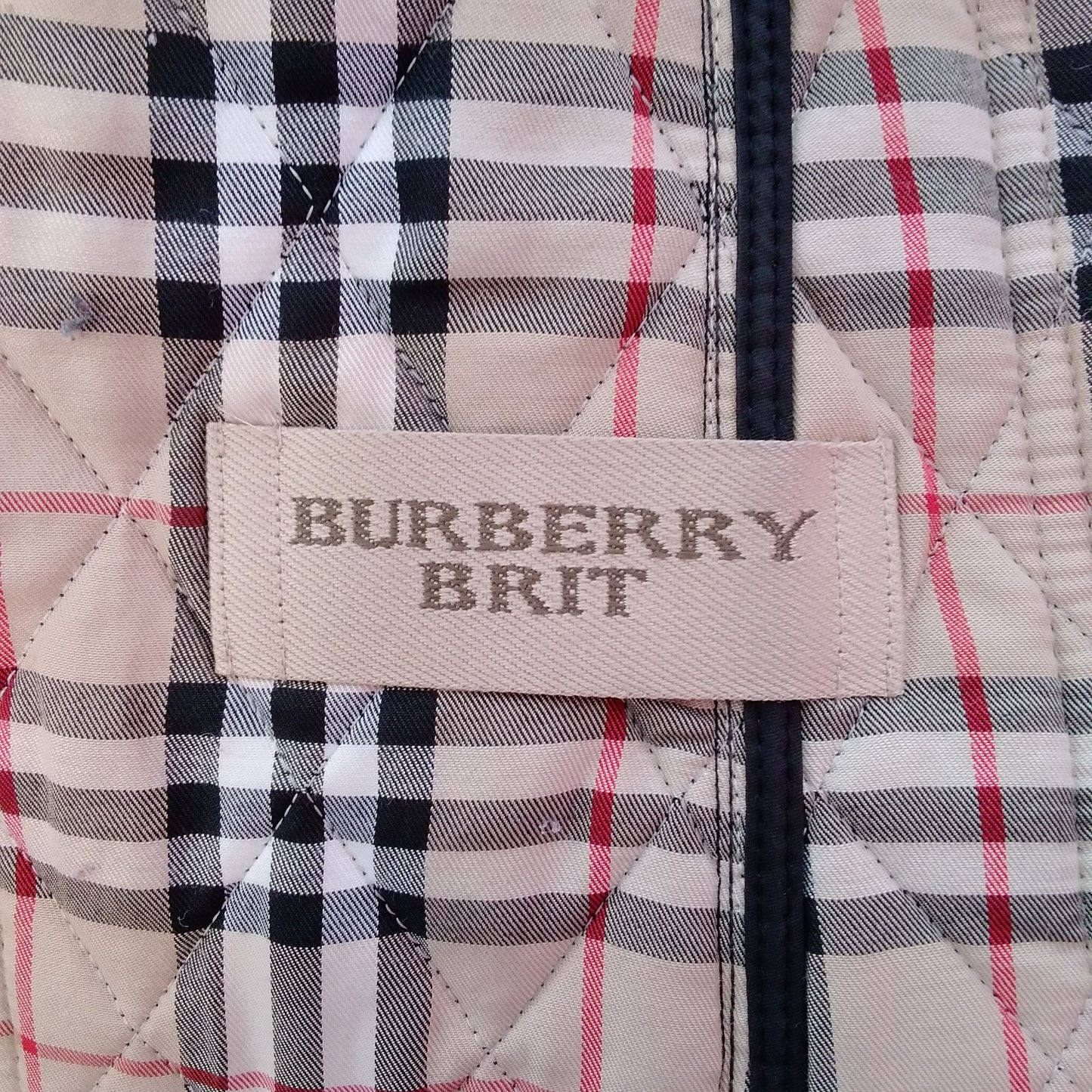 BURBERRY BRIT Black Diamond Quilted Jacket - See Measurements