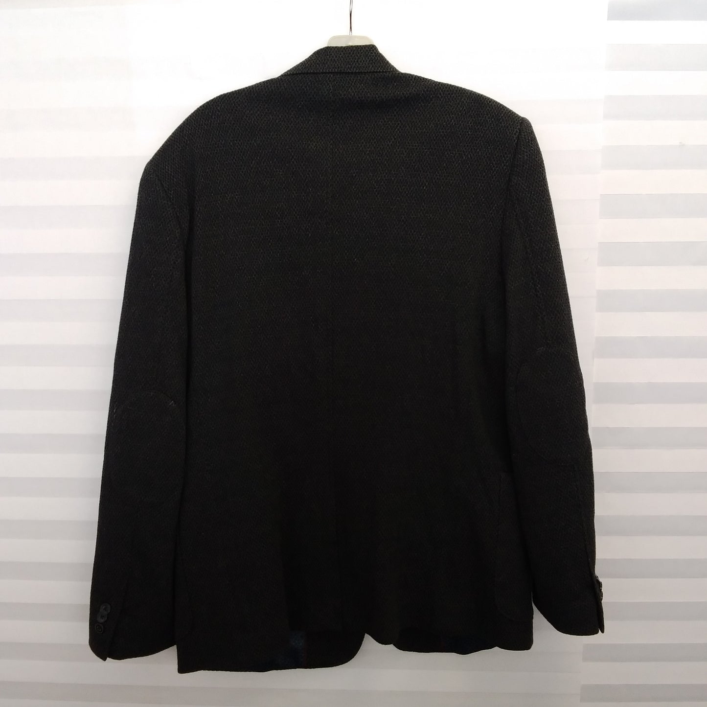 NWT - Johnston & Murphy Charcoal Textured Knit Blazer - Size L