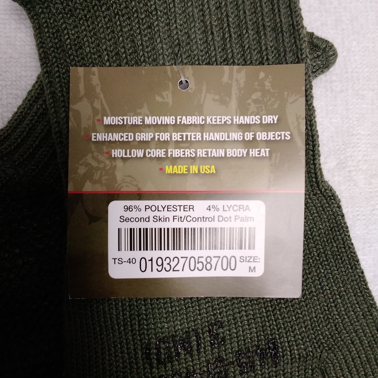 NWT - Rothco TS-40 Olive Drab Gunner Shooting Gloves - Size M