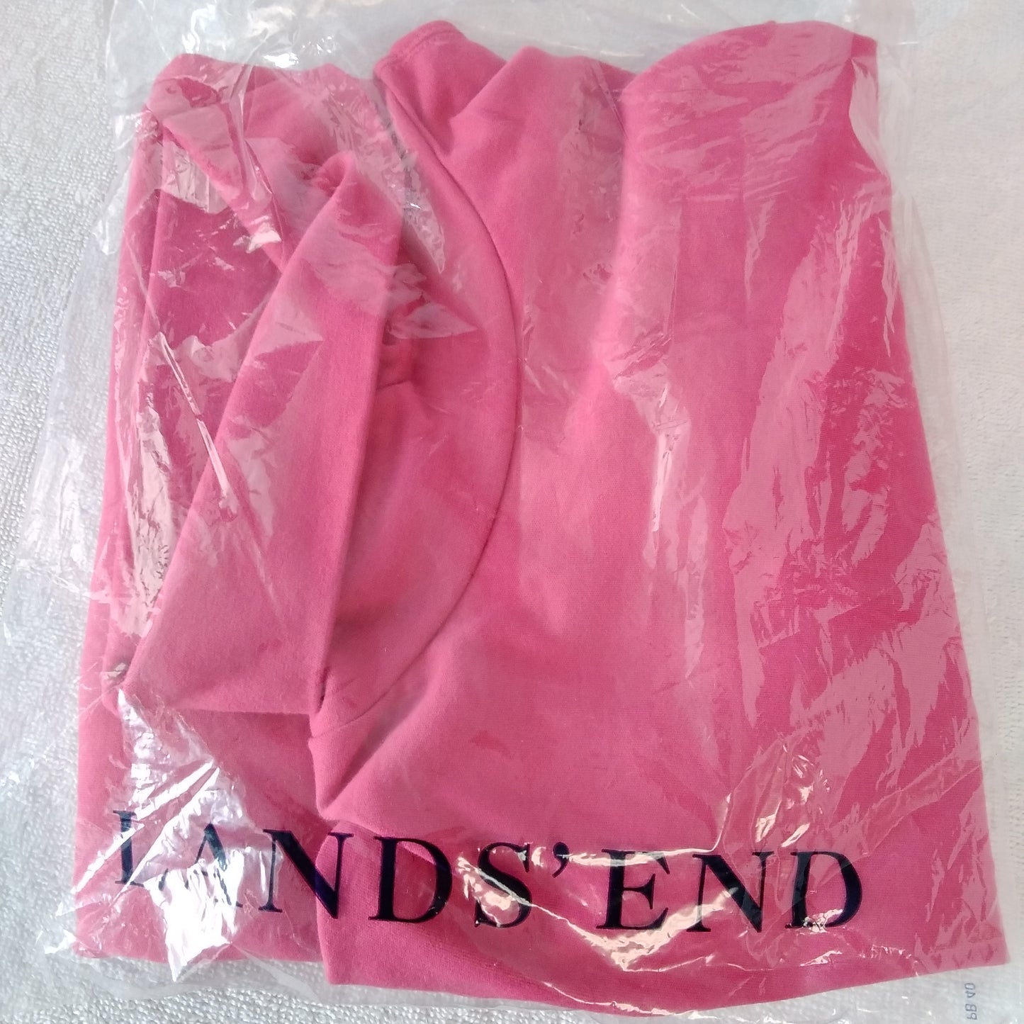 NIB - Lands' End Pink Bloom Long Sleeve Seamless Turtleneck Top - 1X