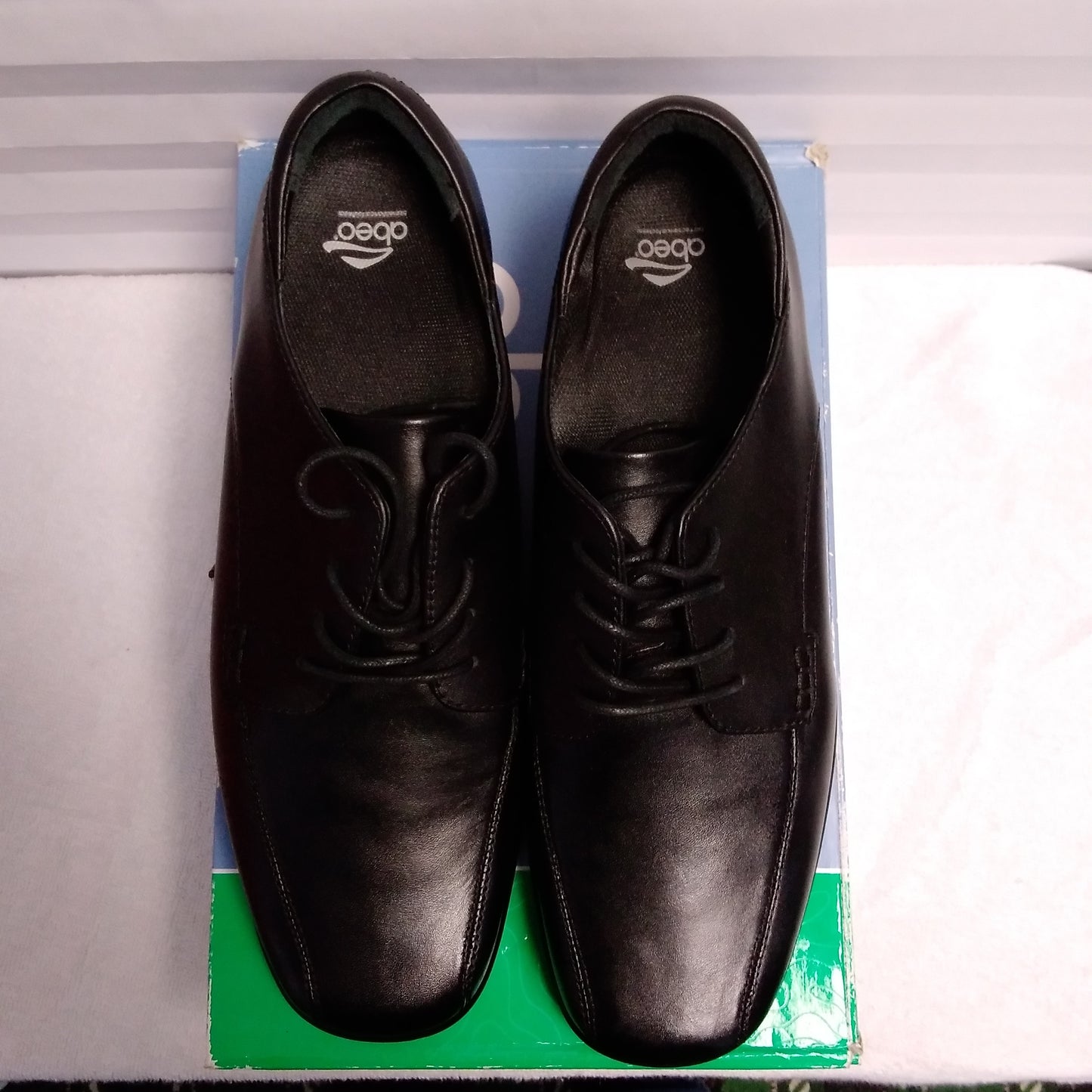 NIB - Abeo Men's Black Dawson Oxford Shoe - Size: 12