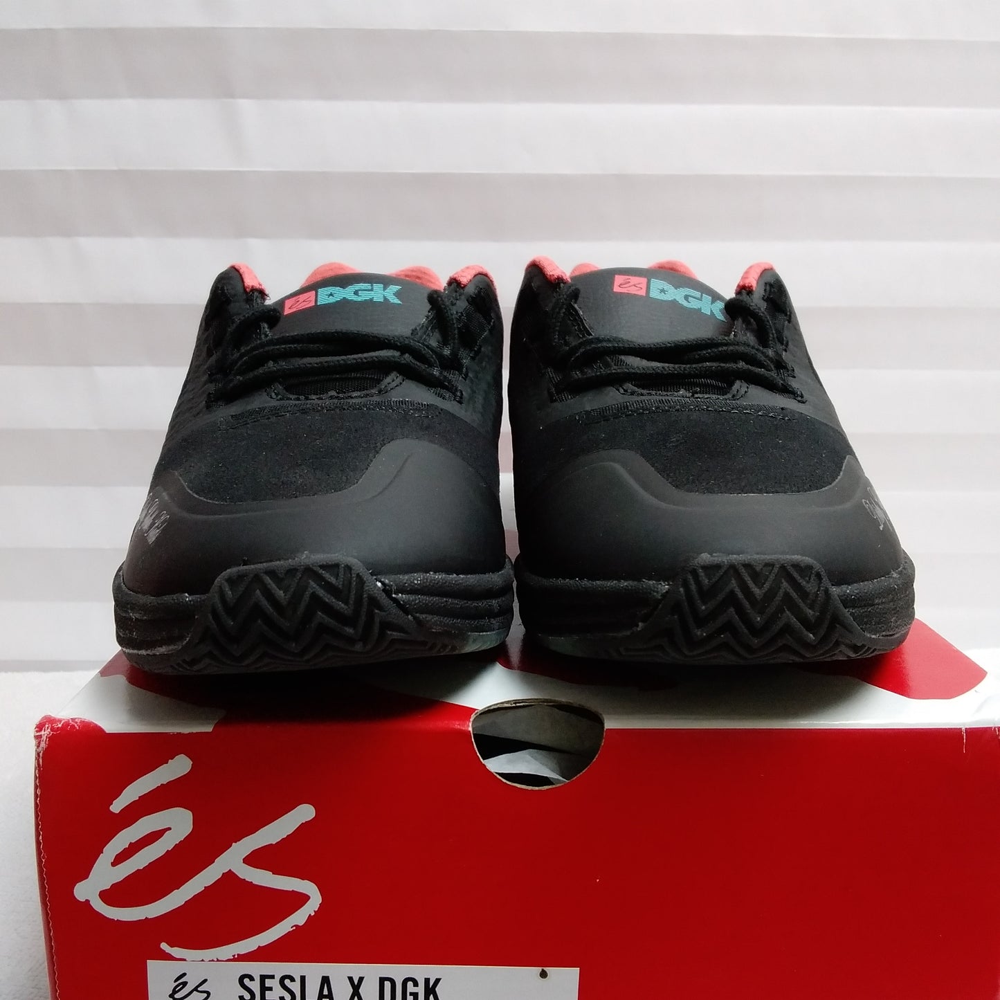 NIB - Es Men's Black SESLA X DGK Skateboarding Shoes - Size: 7.5