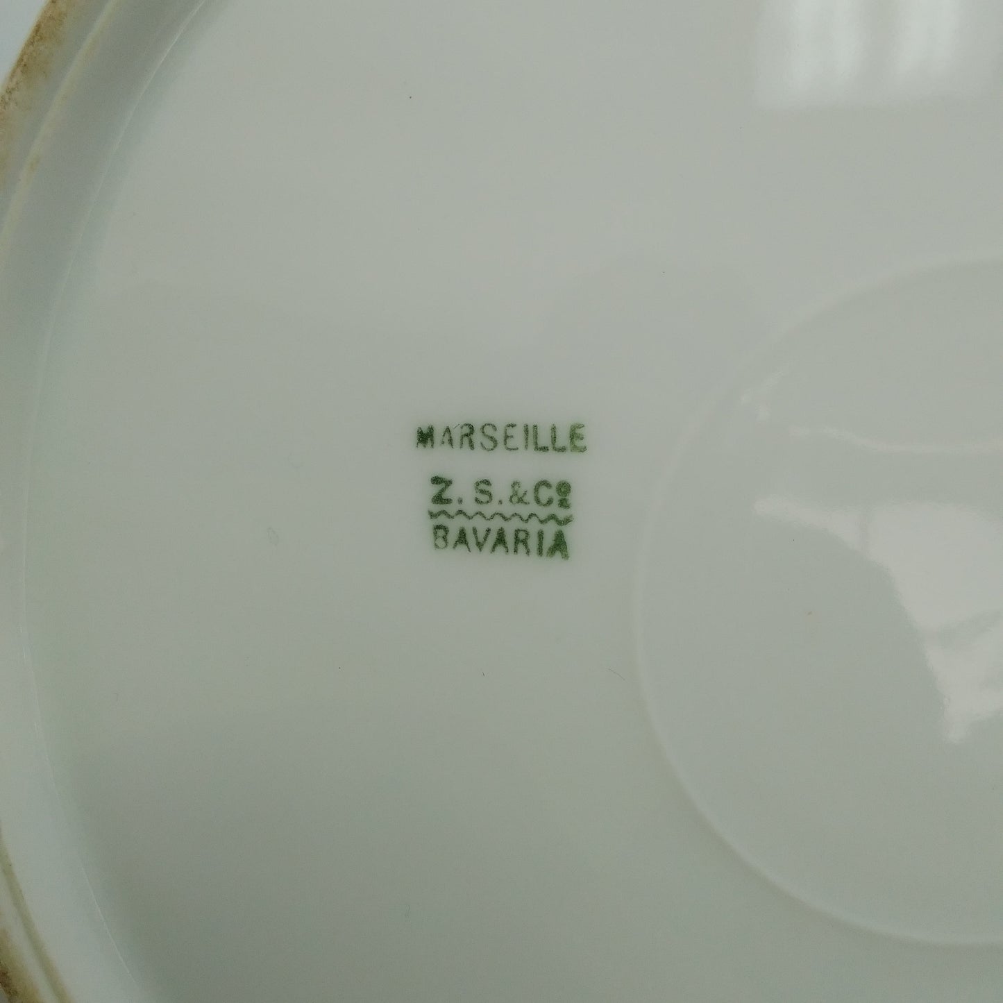 VTG - Marseille Z.S. & Co. Bavaria Pink Roses 9.75" Plate
