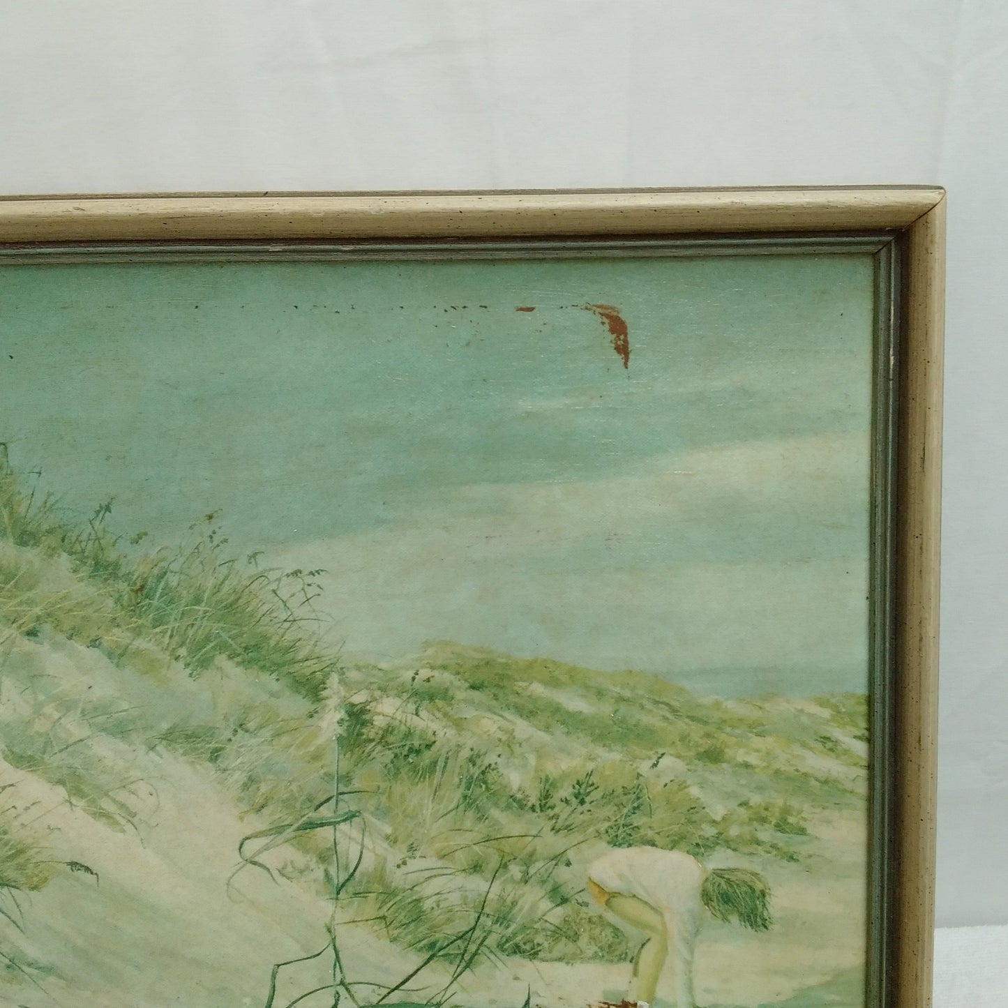 Carolyn Blish Original Signed and Framed Oil Painting -- "At the Beach"