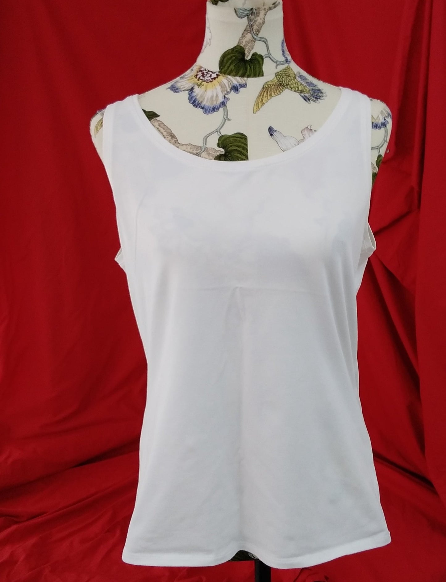NWT -- Nic+Zoe Paper White Scoop Neck Tank Top -- XL