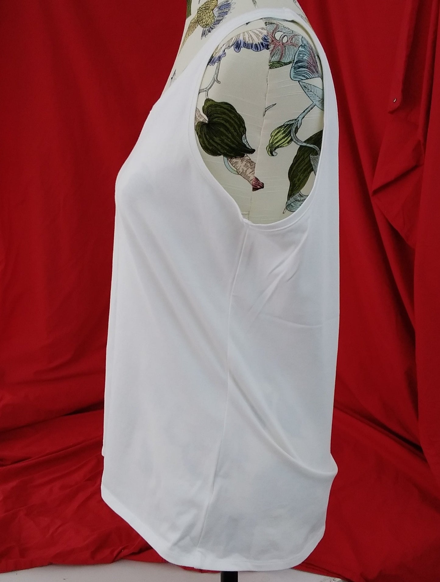 NWT -- Nic+Zoe Paper White Scoop Neck Tank Top -- XL