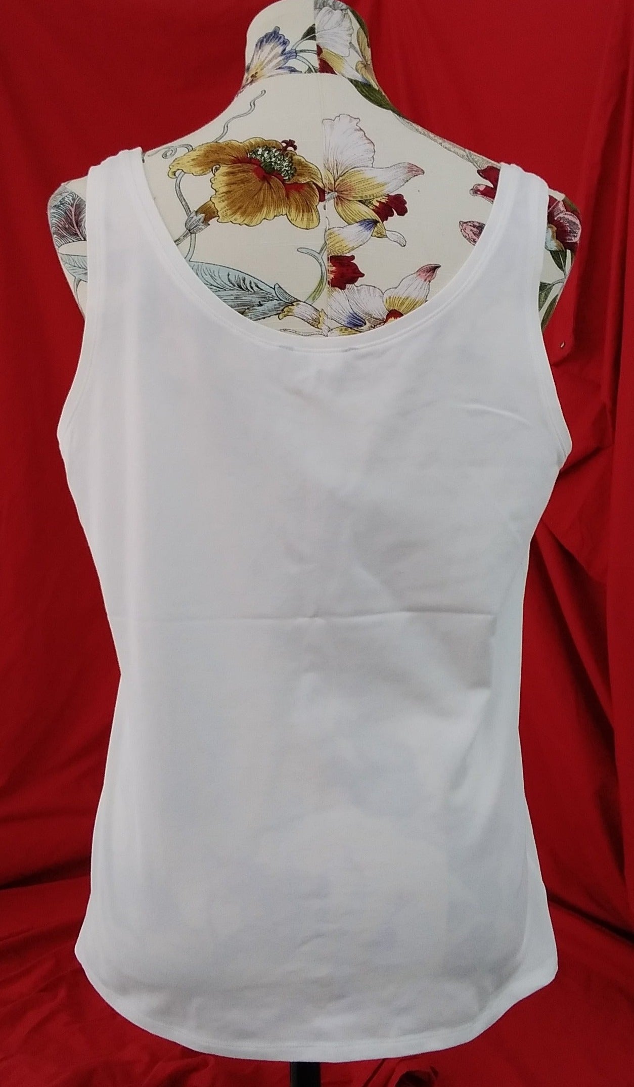 NWT -- Nic+Zoe Paper White Scoop Neck Tank Top -- XL