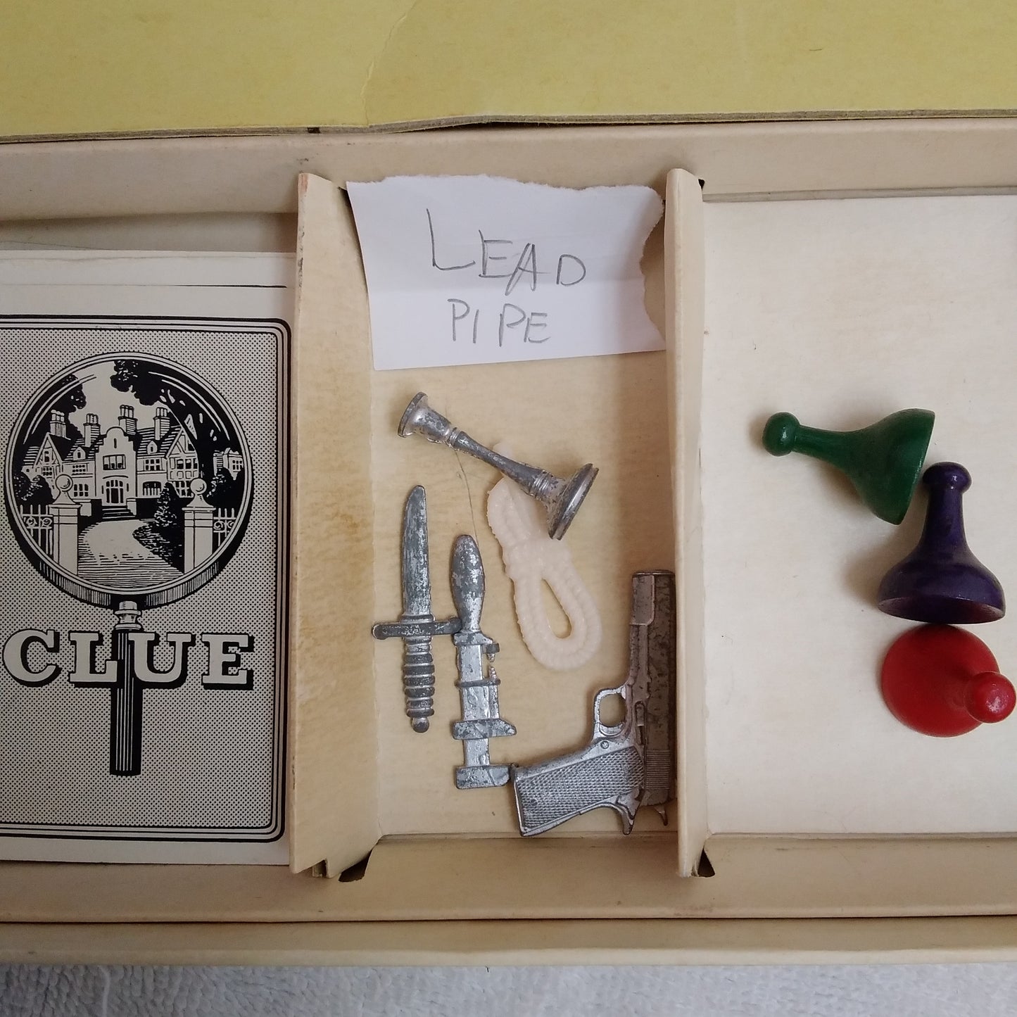 VTG -- Parker Brother's 1956 Edition of Clue