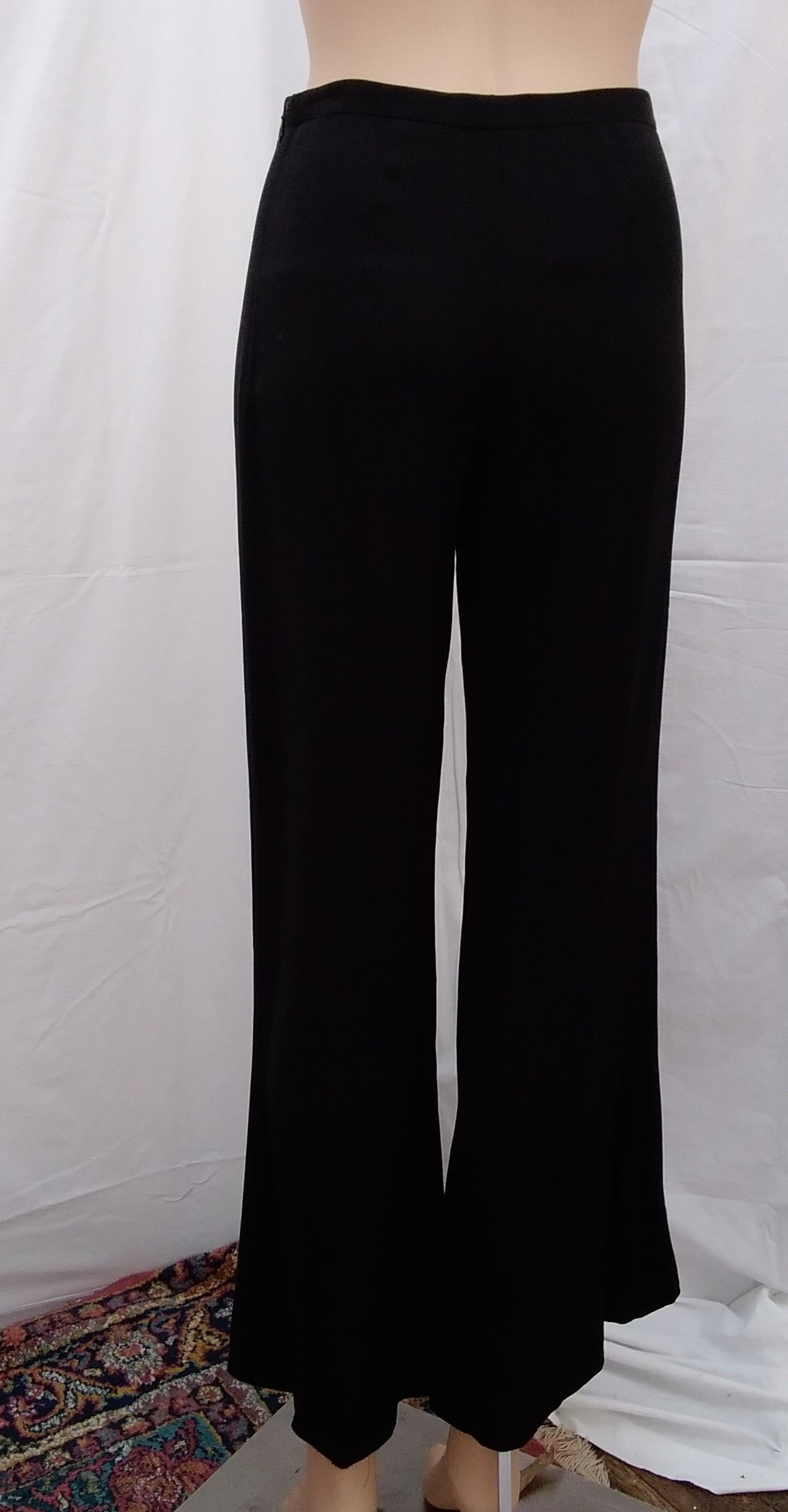 Kenzo Black Flared Slacks Pants -- EU 36 / US- S