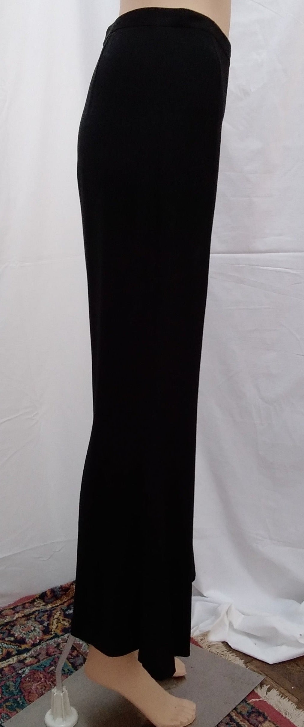 Kenzo Black Flared Slacks Pants -- EU 36 / US- S