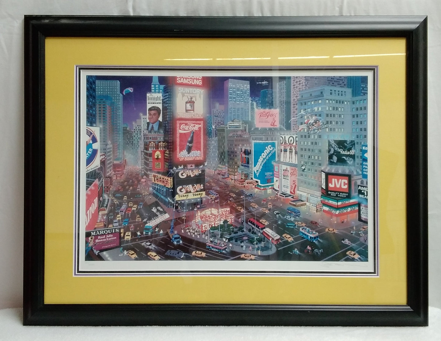 Alexander Chen, "An Evening in Times Square" -- Lithograph print -- 159/2250