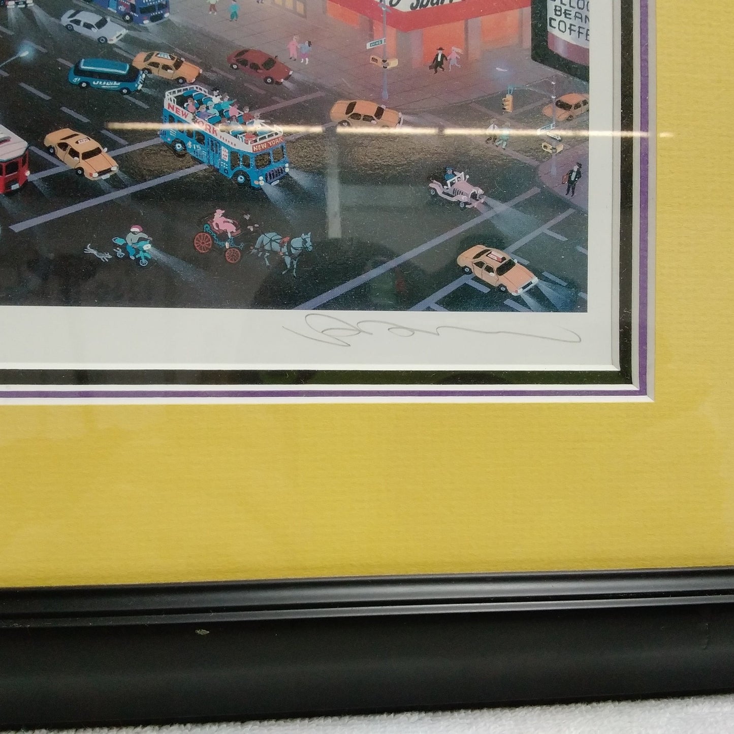 Alexander Chen, "An Evening in Times Square" -- Lithograph print -- 159/2250
