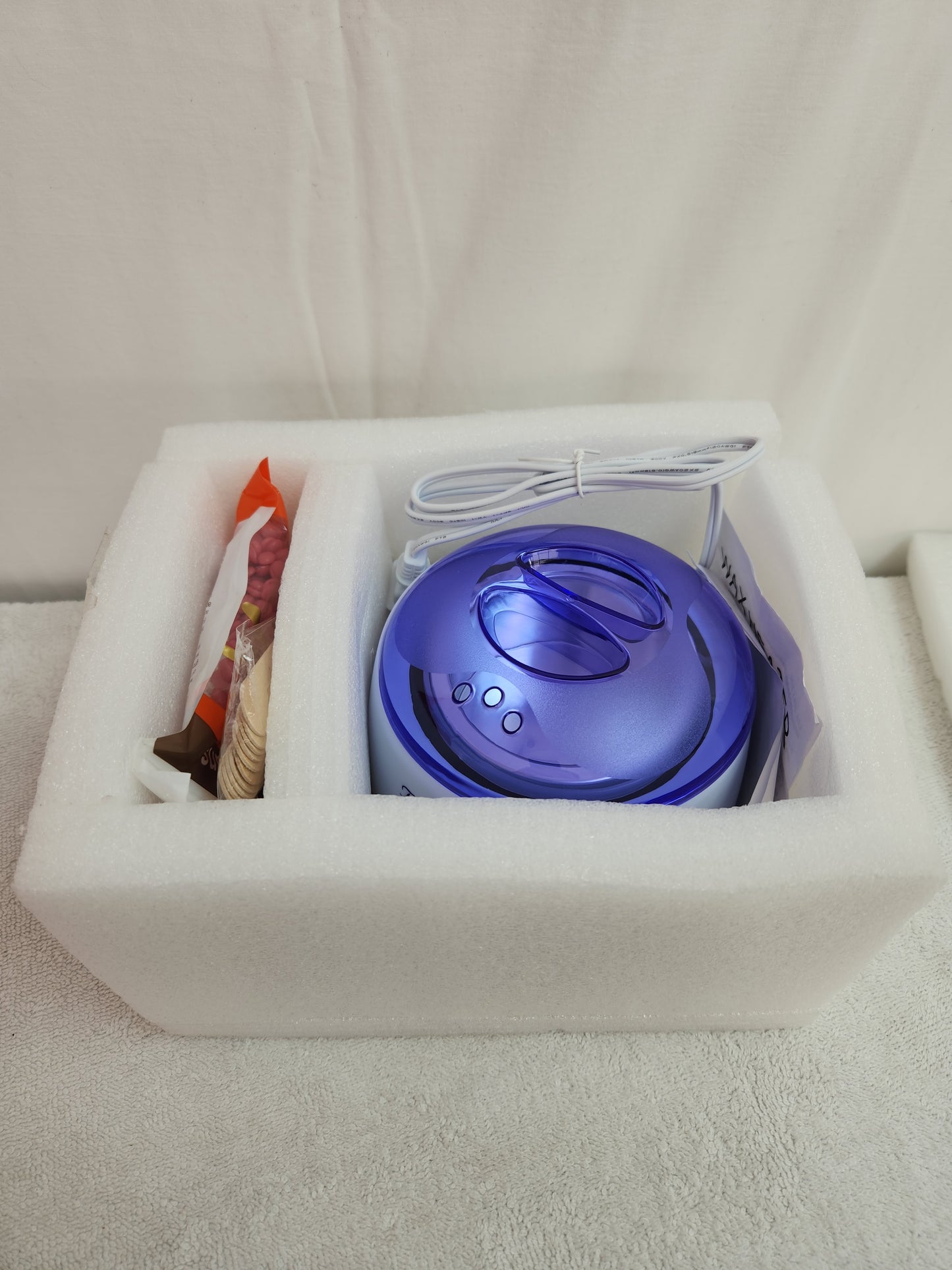 New - Pro-Wax200 Hair Removal Kit with Applicator Sticks and Hard Wax Beans