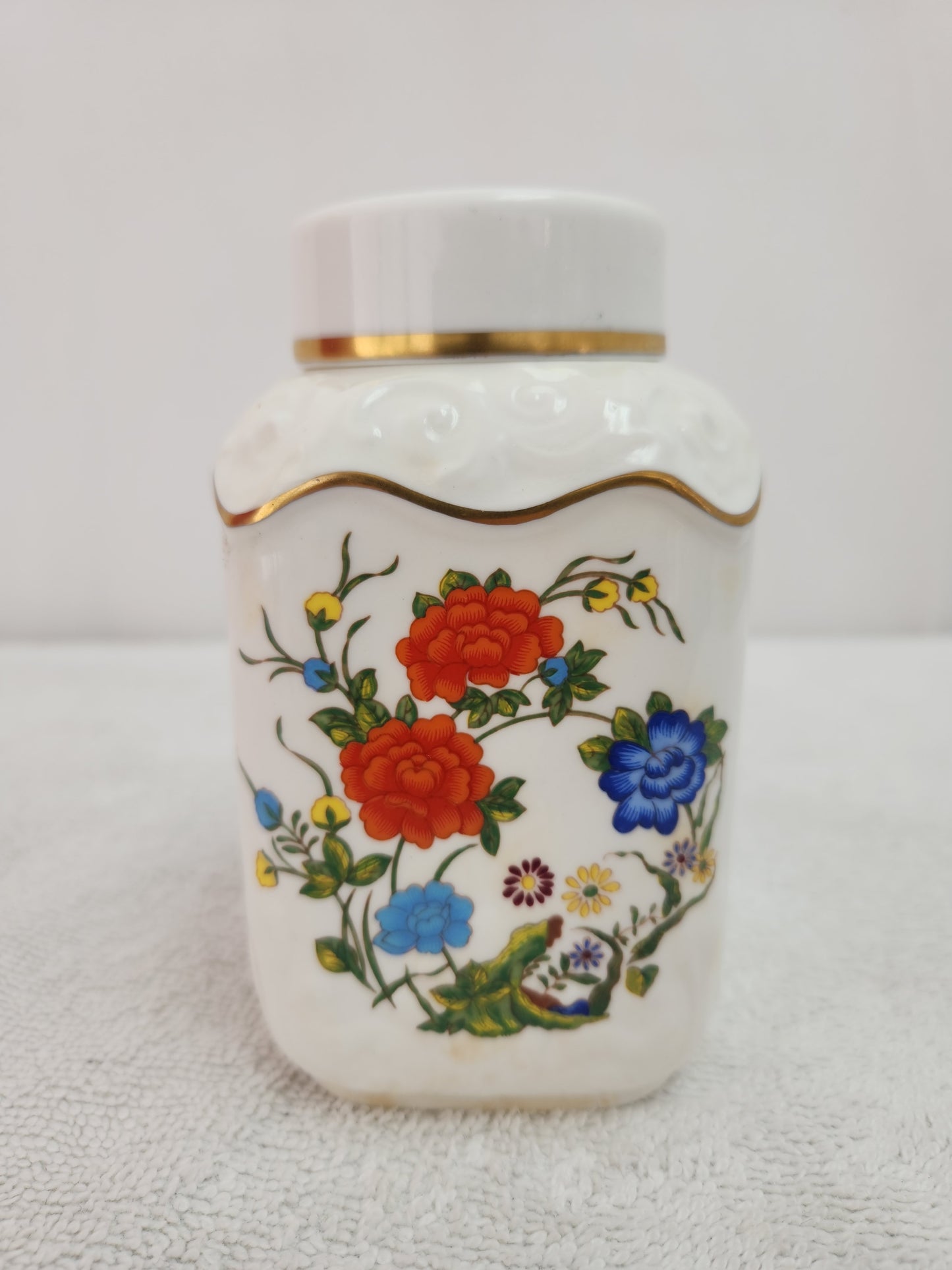 Aynsley Bone China Famille Rose Spice Jar