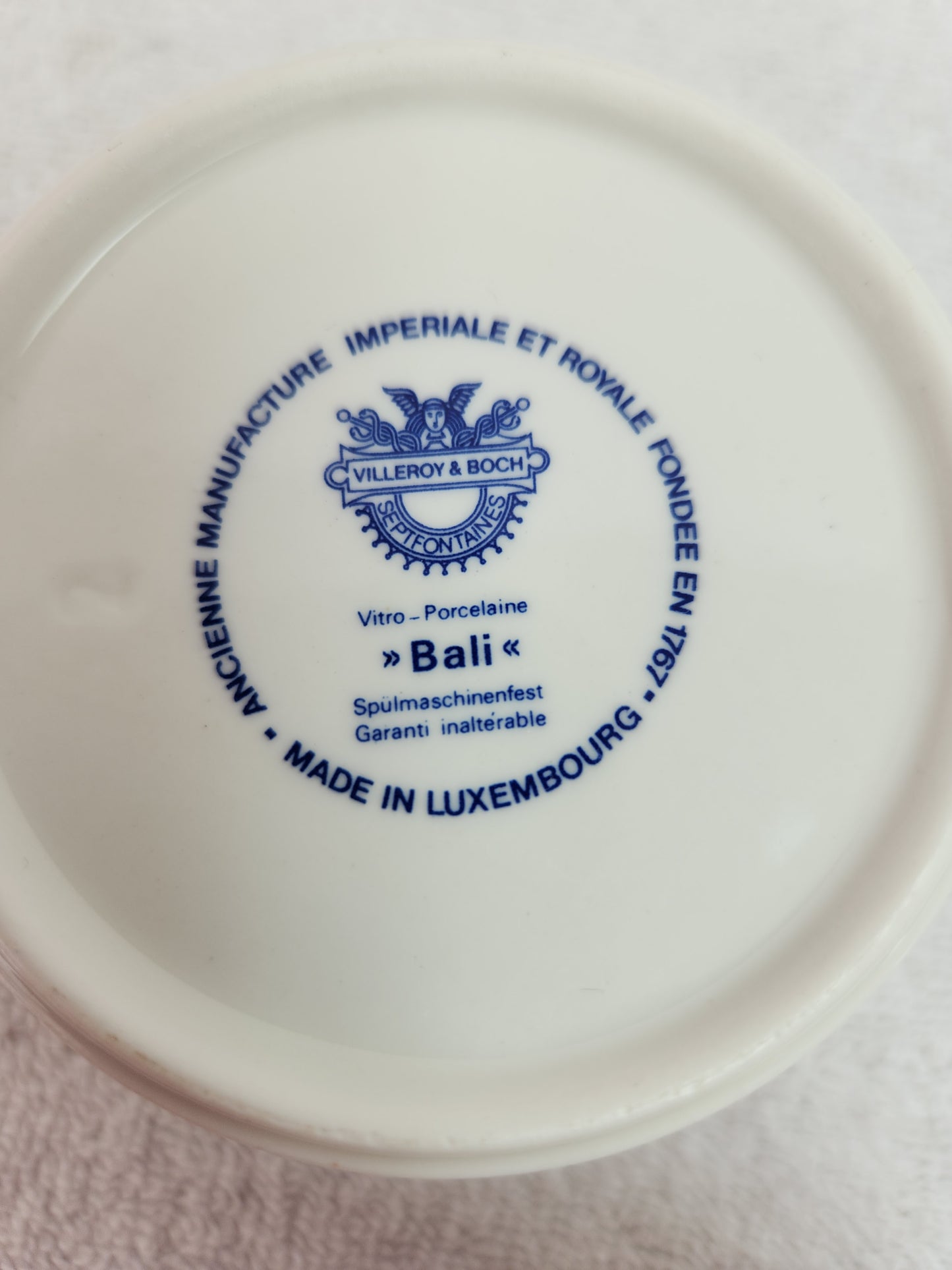 Villeroy & Boch "Bali" Flat Cup & Saucer Set