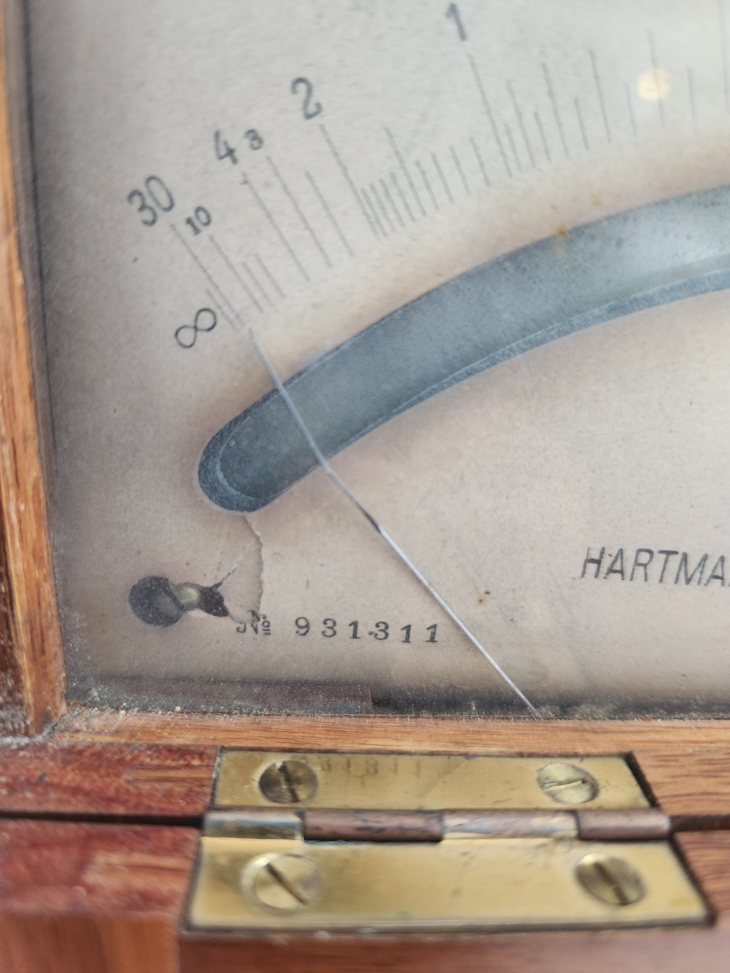 Vintage - Hartmann & Braun Megaohm Electrical Resistance Meter (Not Tested)