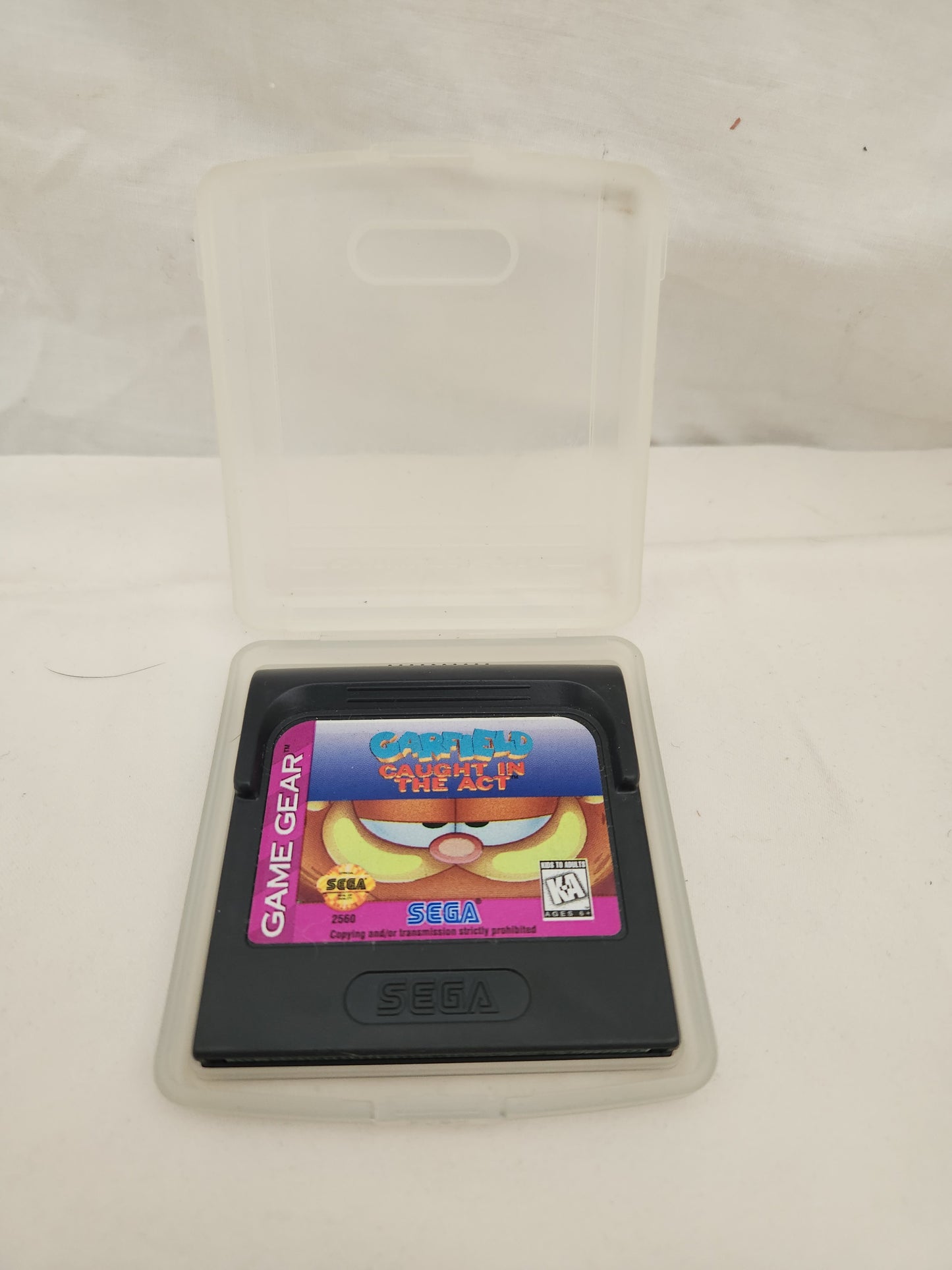 Garfield Caught in the Act (Sega Game Gear) Cartridge