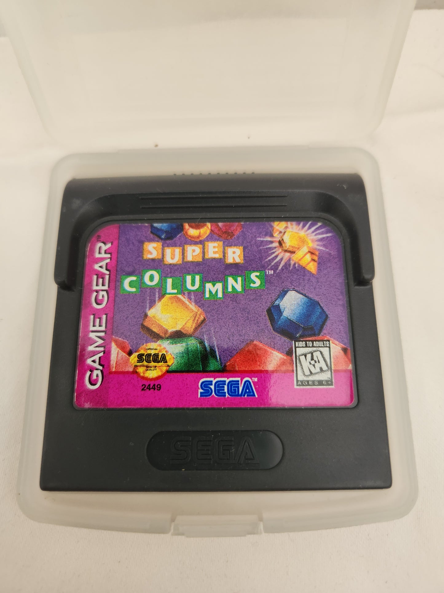 Super Columns (Sega Game Gear) Cartridge