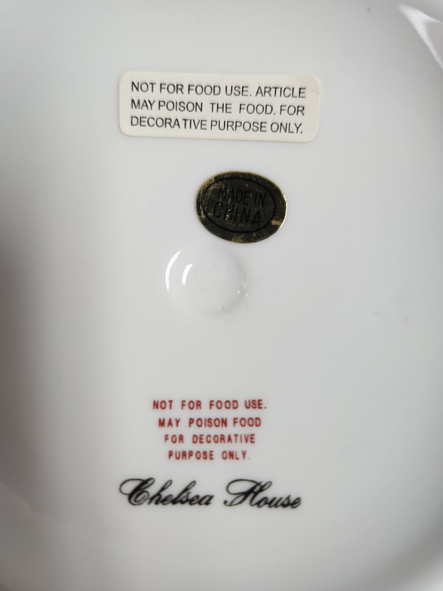 Rare - Porcelain Chinoiserie Urn Vase by Chelsea House