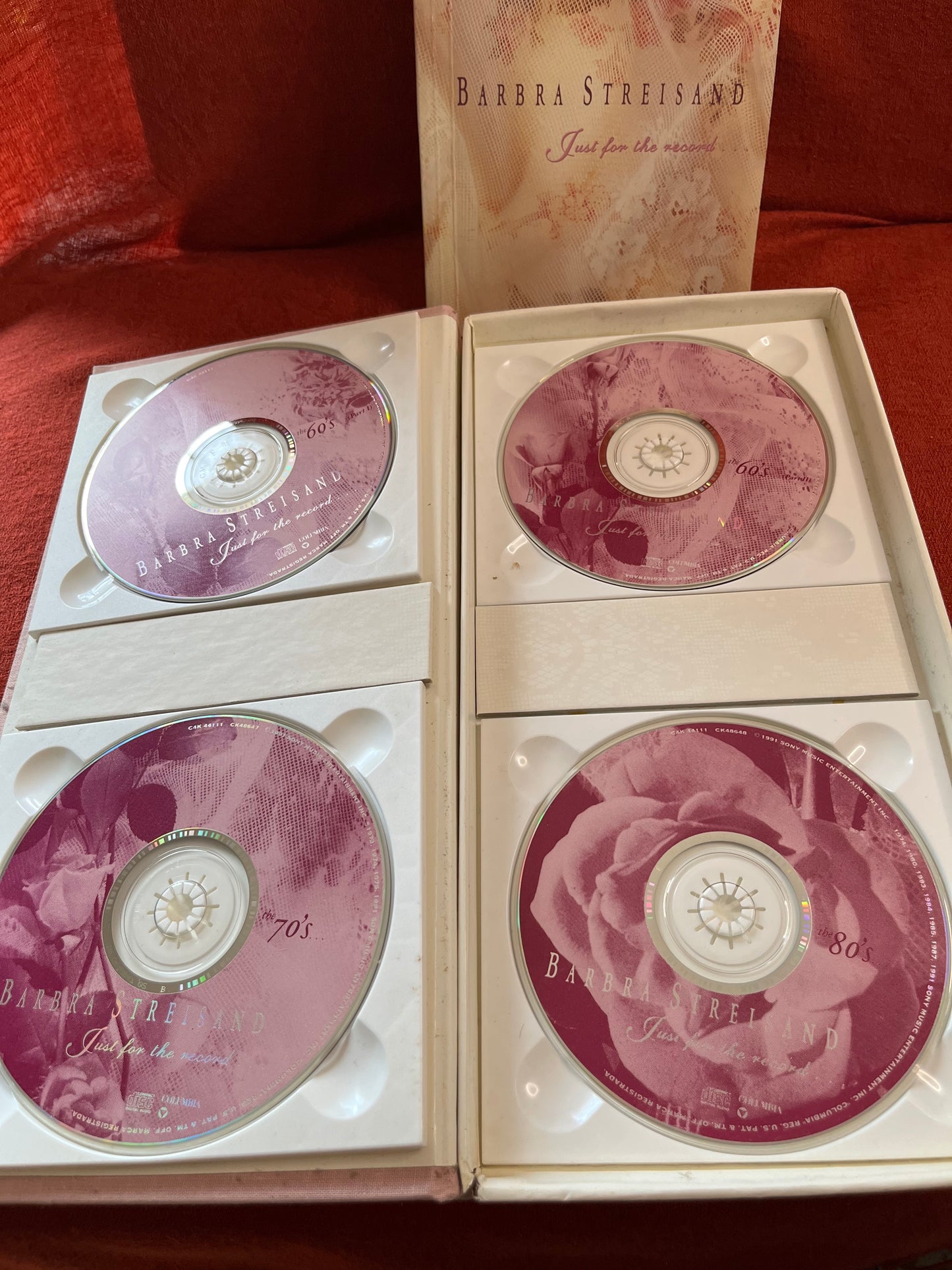 Barbra Streisand-1991 "Just for the record...." Four CD Box Set with Book