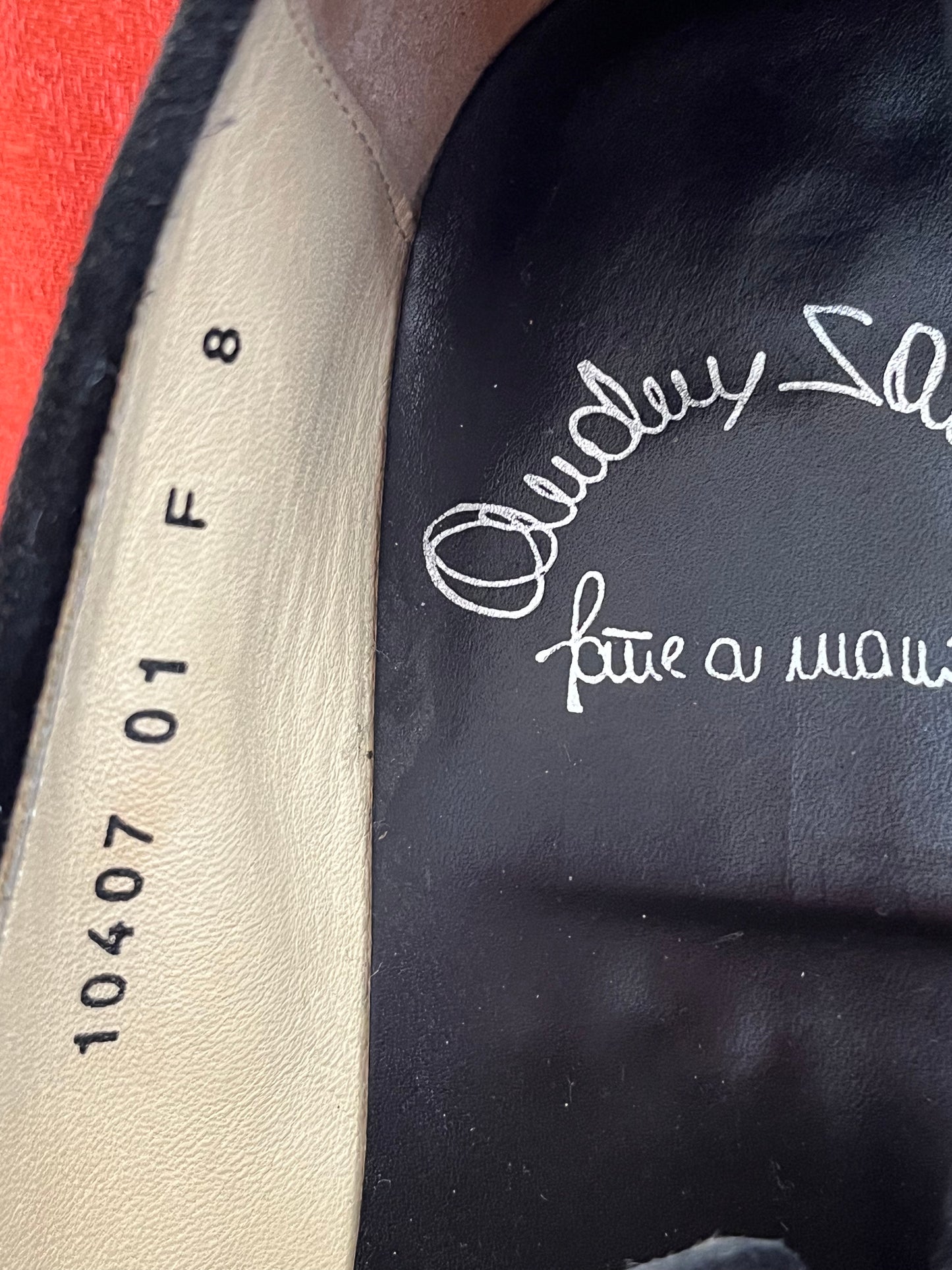Black Suede Loafers Made in Italy- Size 8