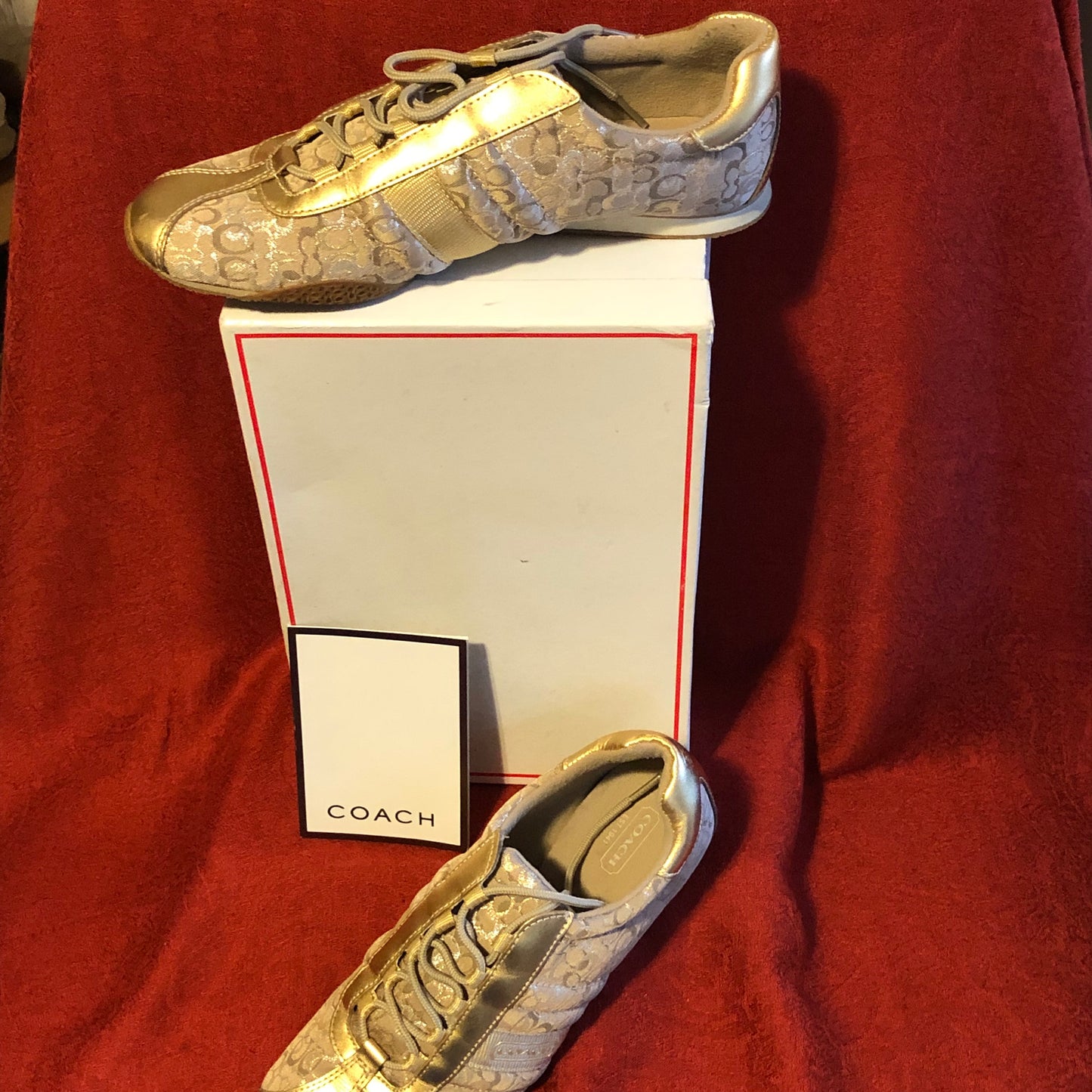 Coach Sneakers-Kirby Lurex Style-Size 9.5M