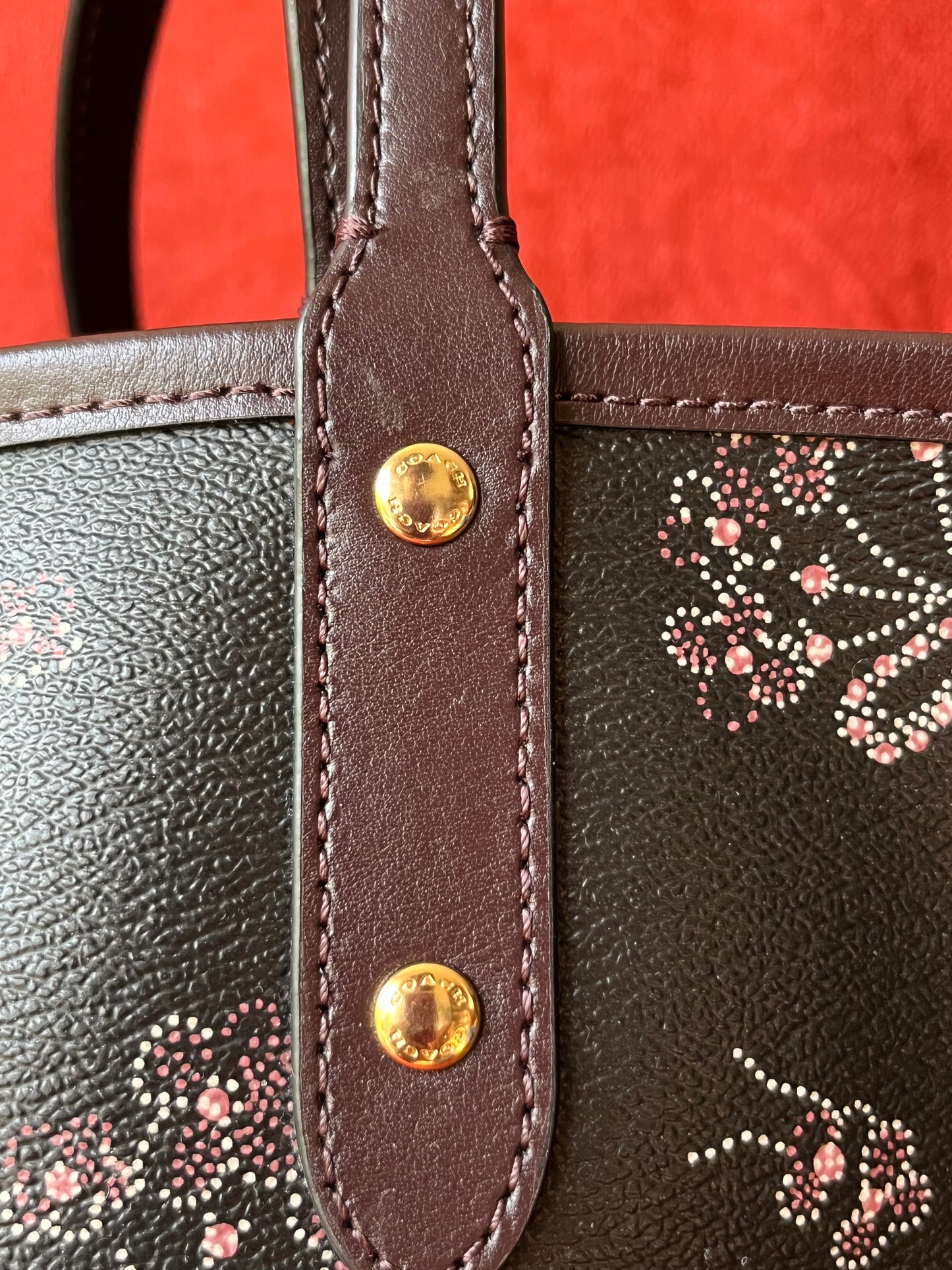 Coach Ribbon Bouquet Reversible City Tote-NWT