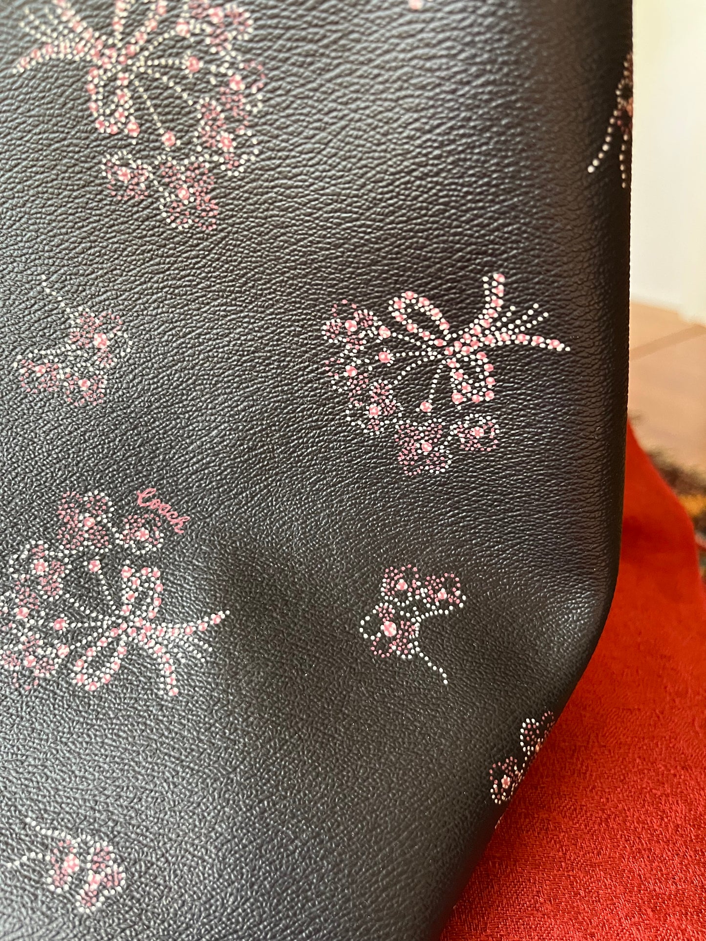 Coach Ribbon Bouquet Reversible City Tote-NWT