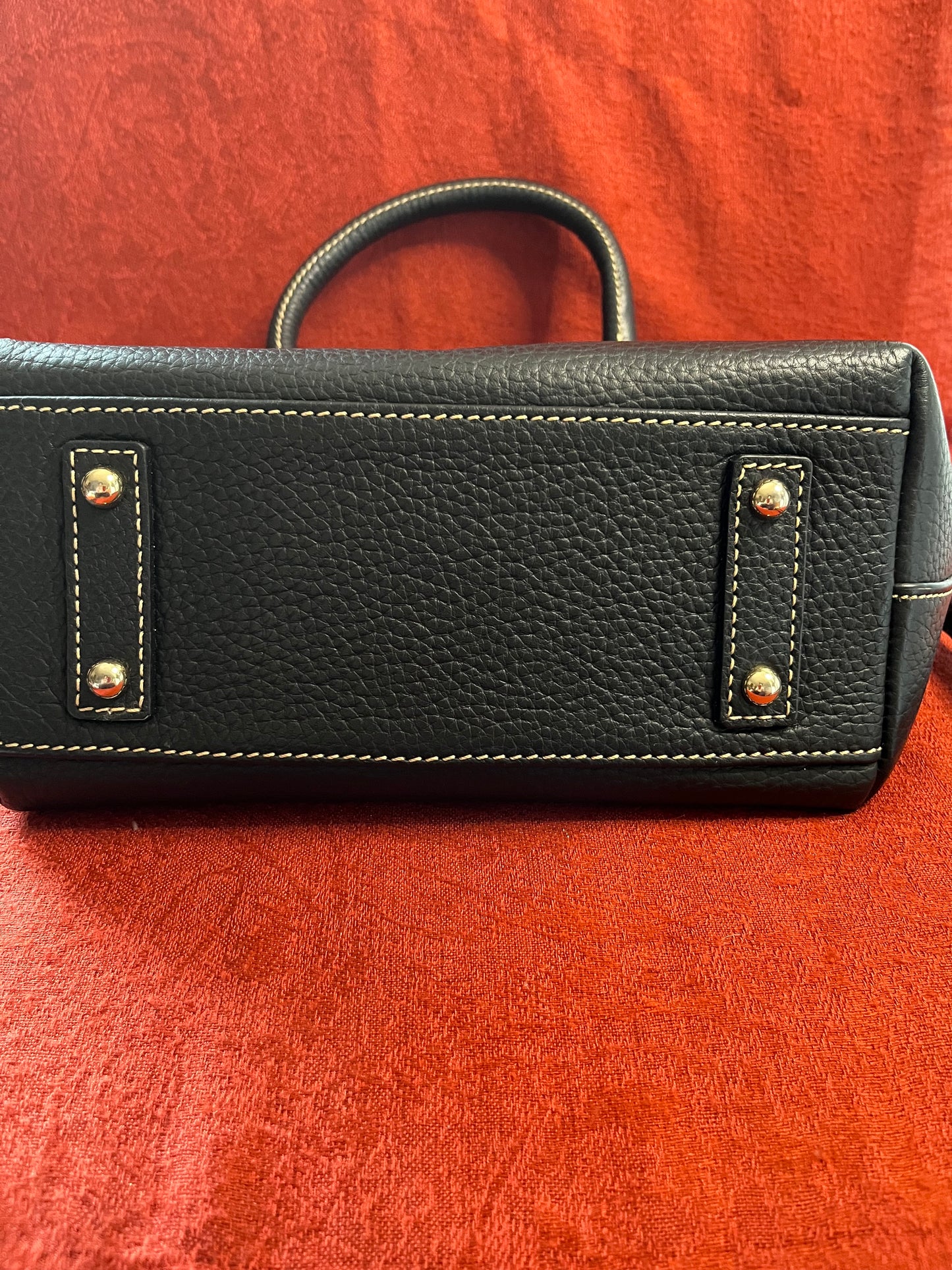 Black Dooney & Bourke Saffiano Leather Small Crossbody Bag