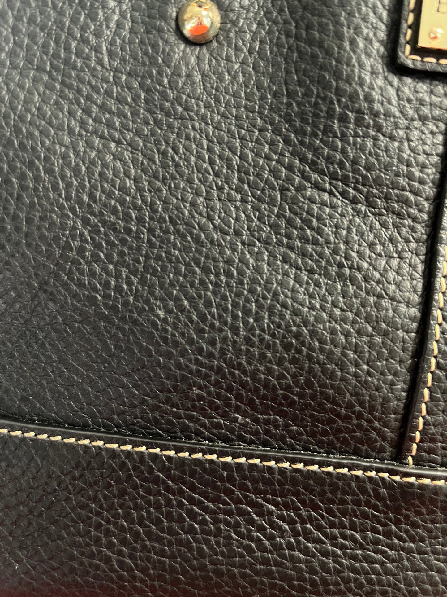 Black Dooney & Bourke Saffiano Leather Small Crossbody Bag