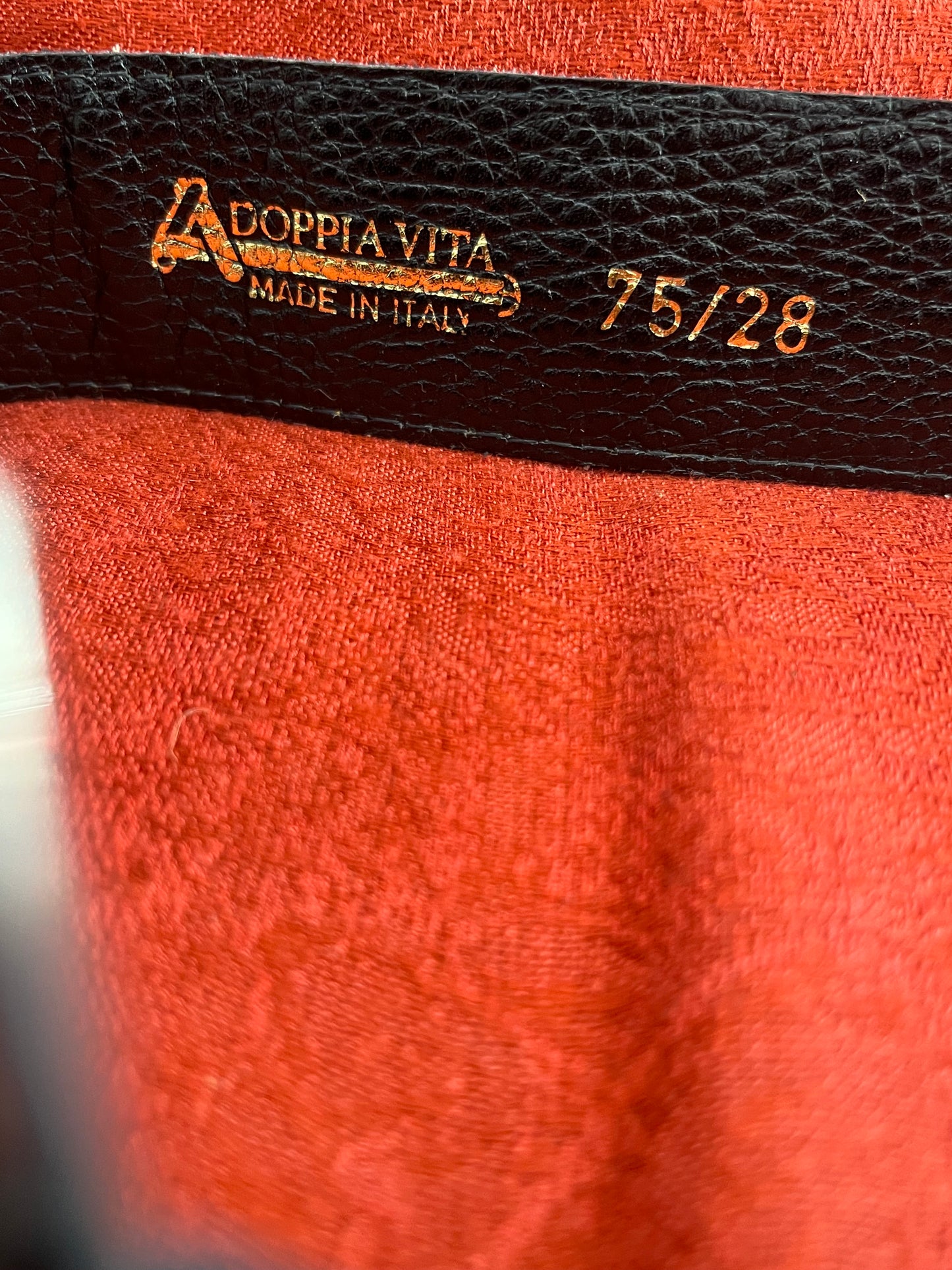 Vintage Metal Mesh and Leather Doppia Vita Belt