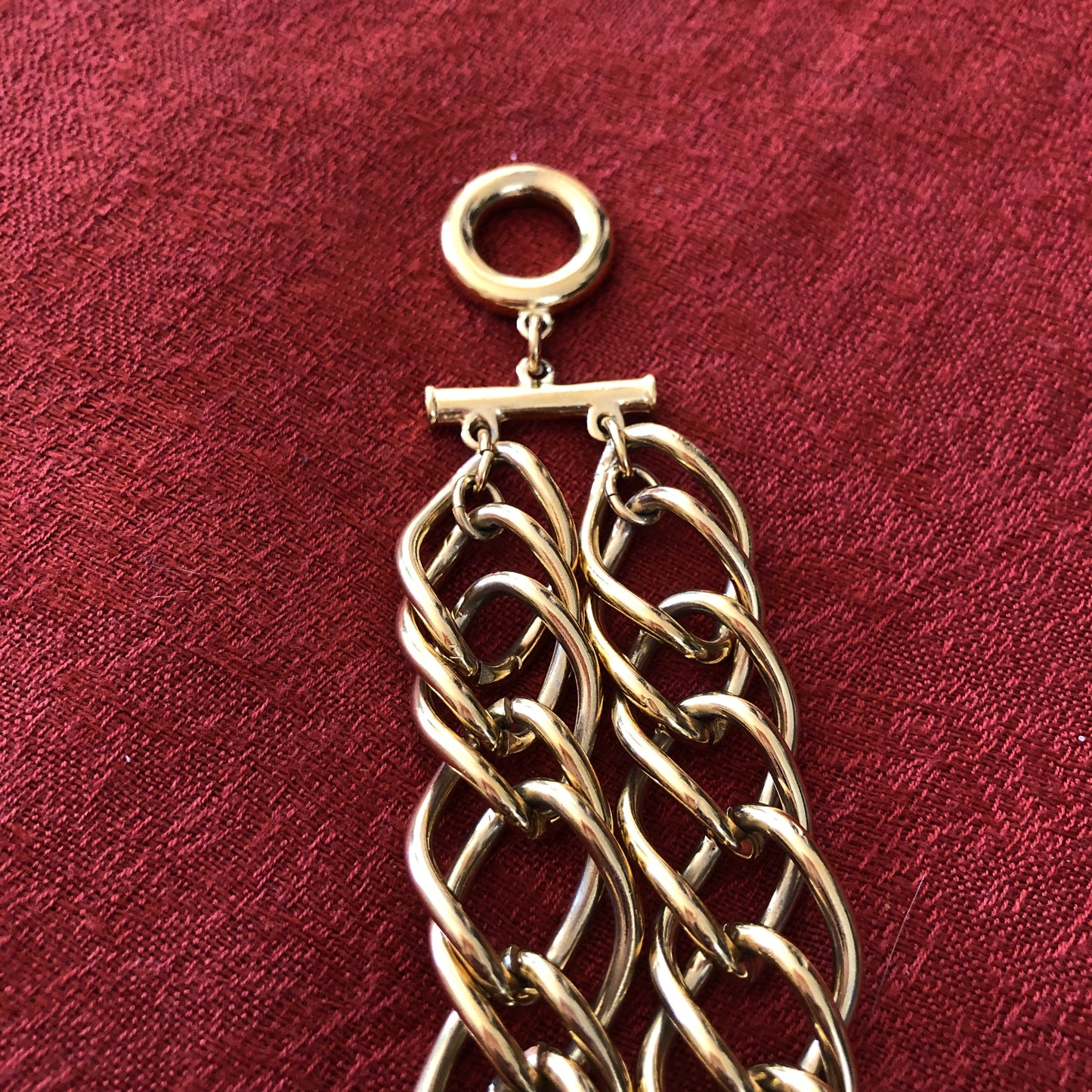 Gold Tone Link Bracelet