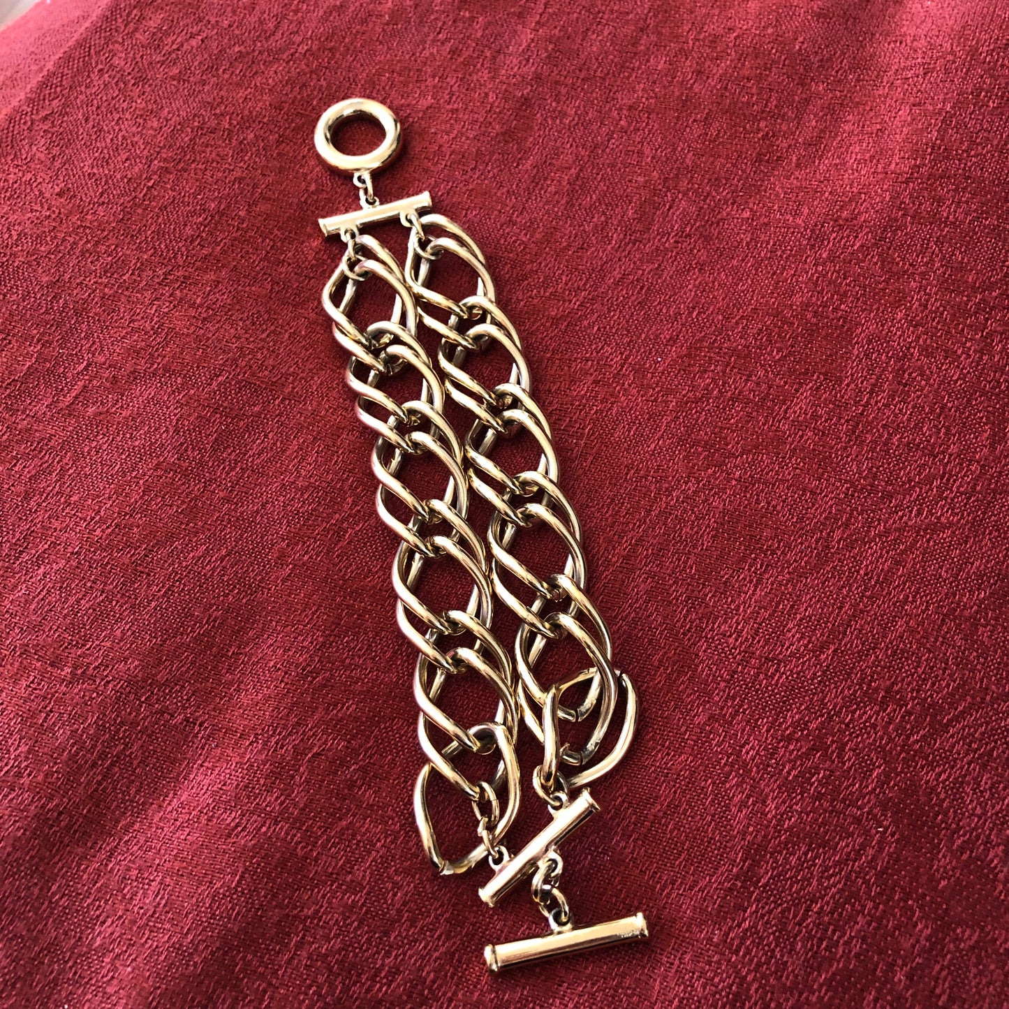 Gold Tone Link Bracelet