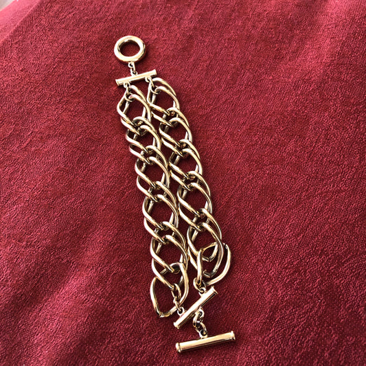 Gold Tone Link Bracelet