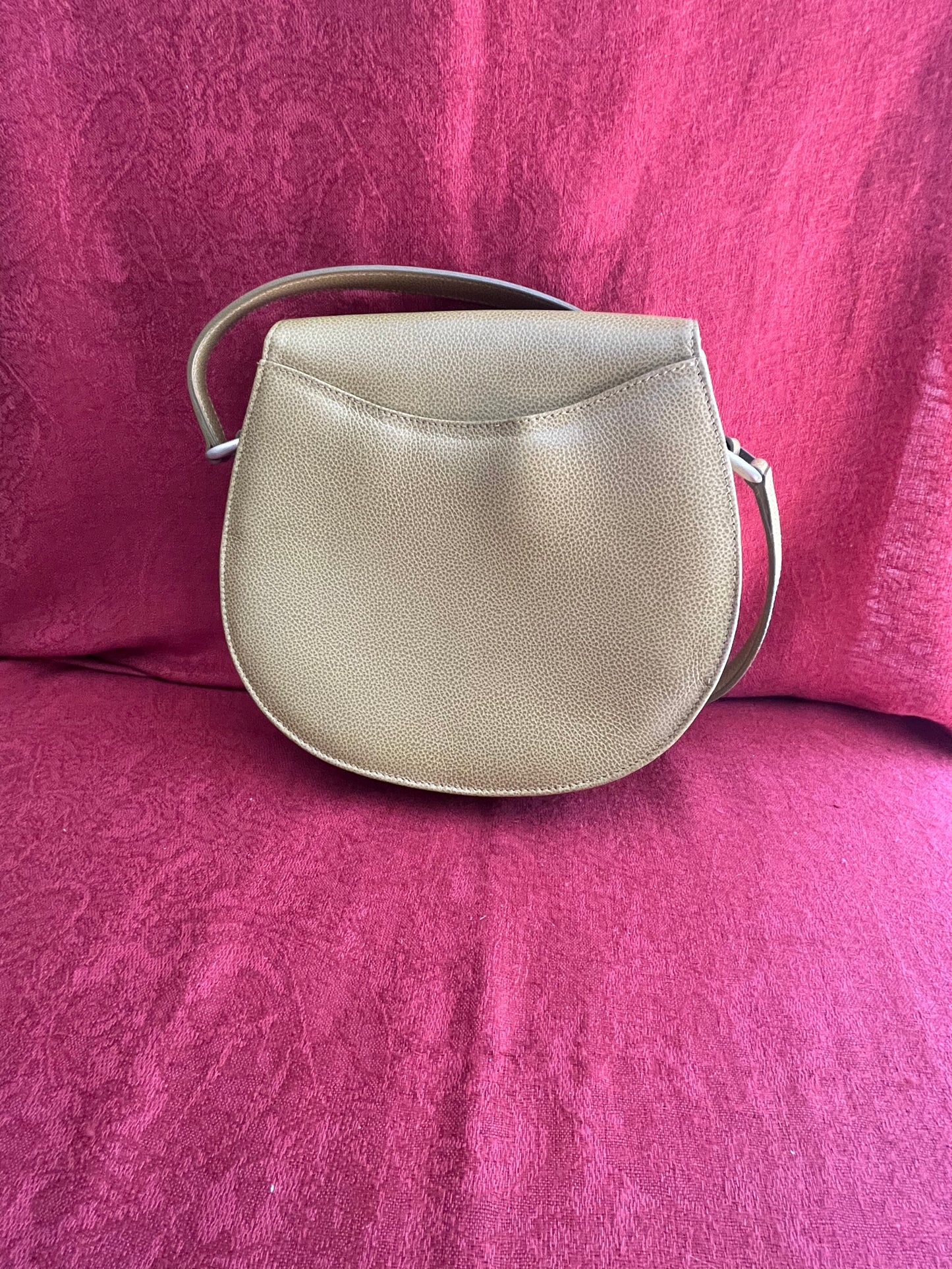 Vtg. Coach Carlyle Cross Body Olive Green Leather Madison Line