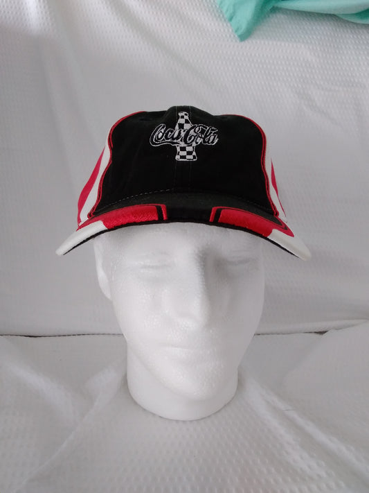 Checkered Bottle Black-Red-White Racing Cap