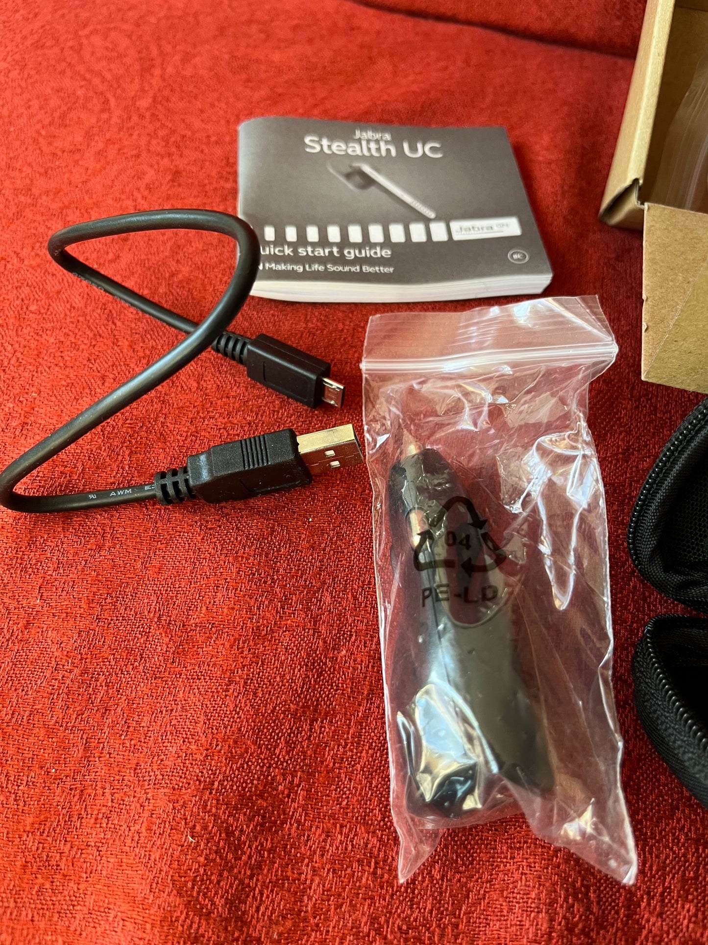 Jabra Stealth UC Discreet headset With HD Voice and Accessories