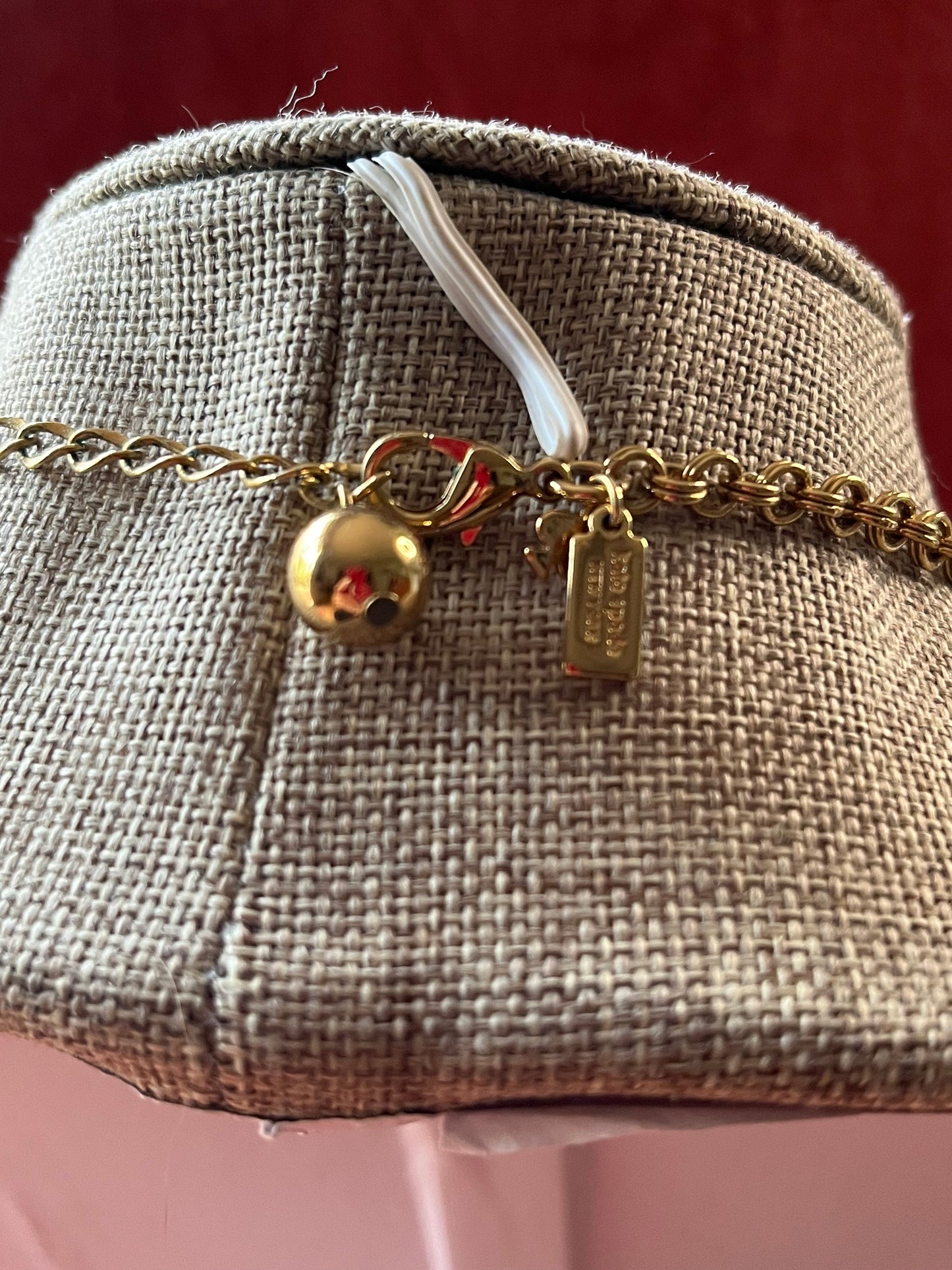 Kate Spade New York Cream and Sage Colored Statement Necklace