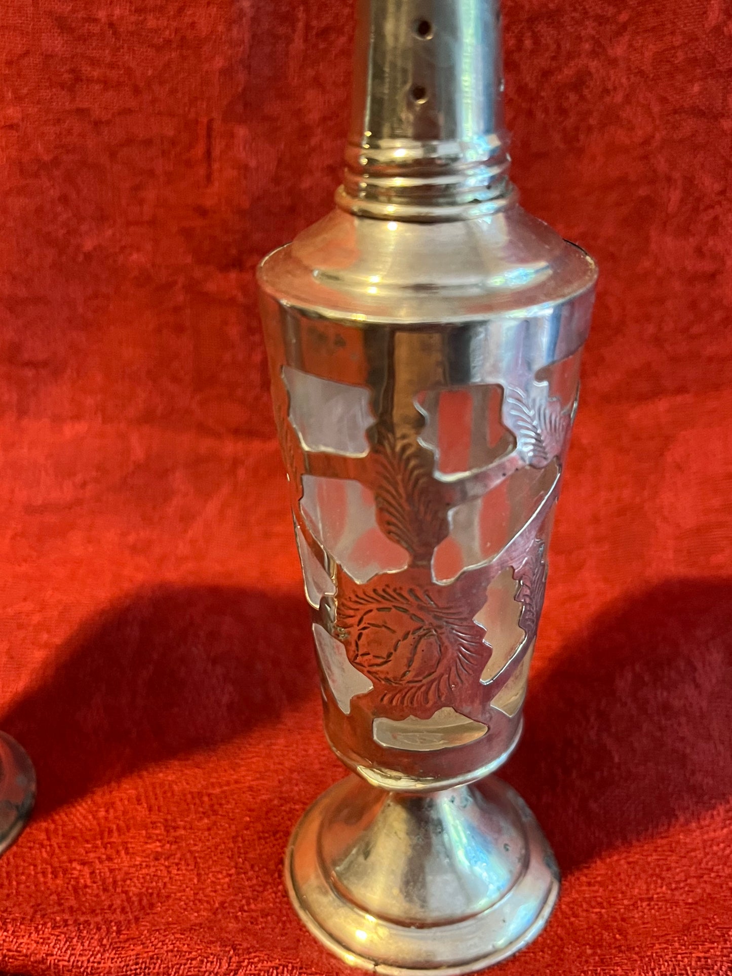Vintage Mexican Sterling Salt and Pepper Shakers