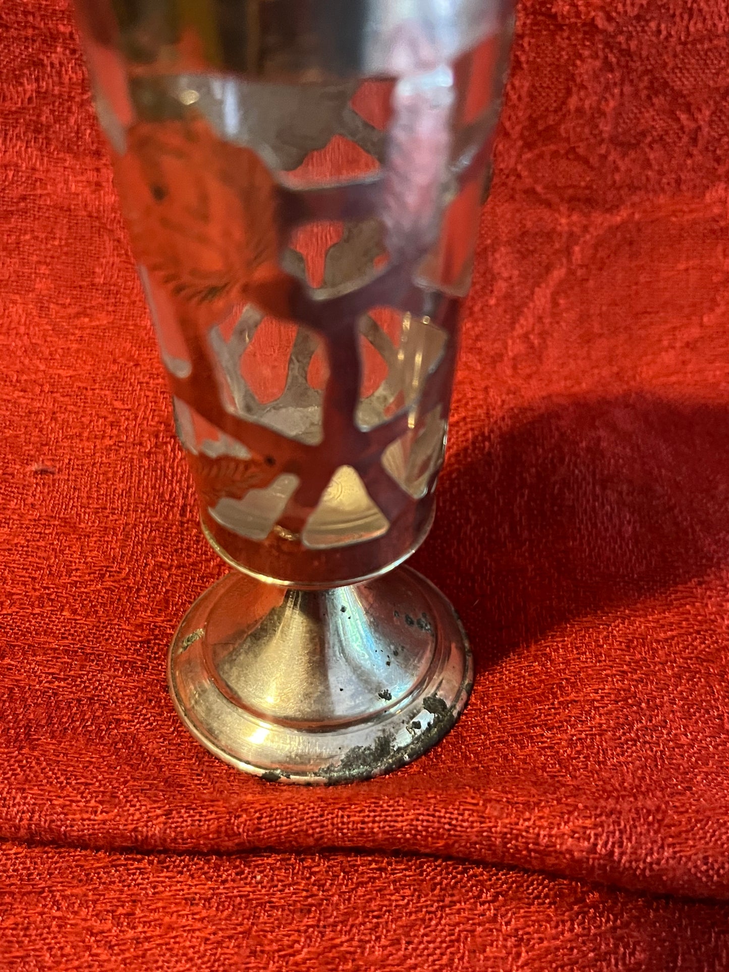Vintage Mexican Sterling Salt and Pepper Shakers