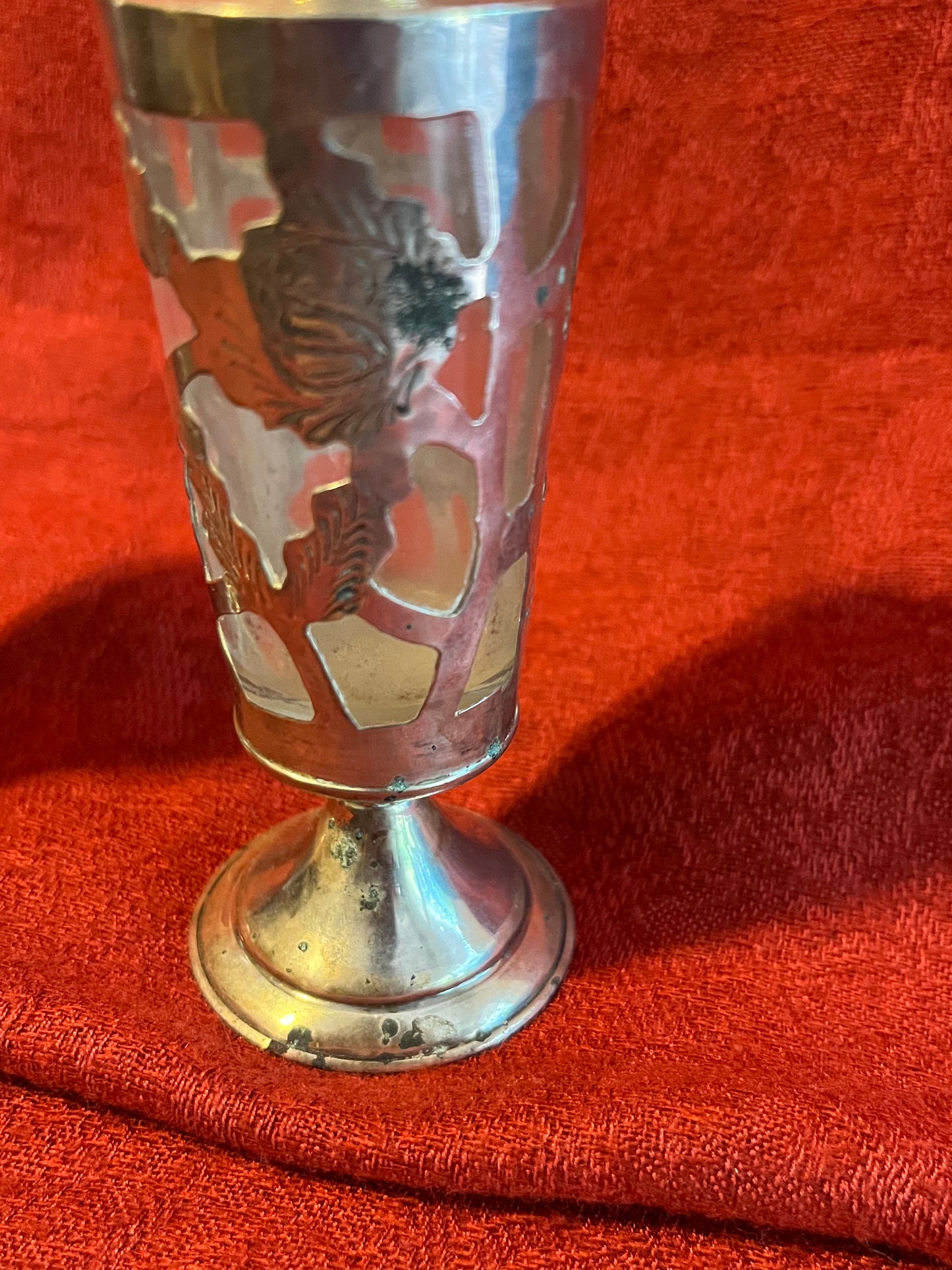 Vintage Mexican Sterling Salt and Pepper Shakers