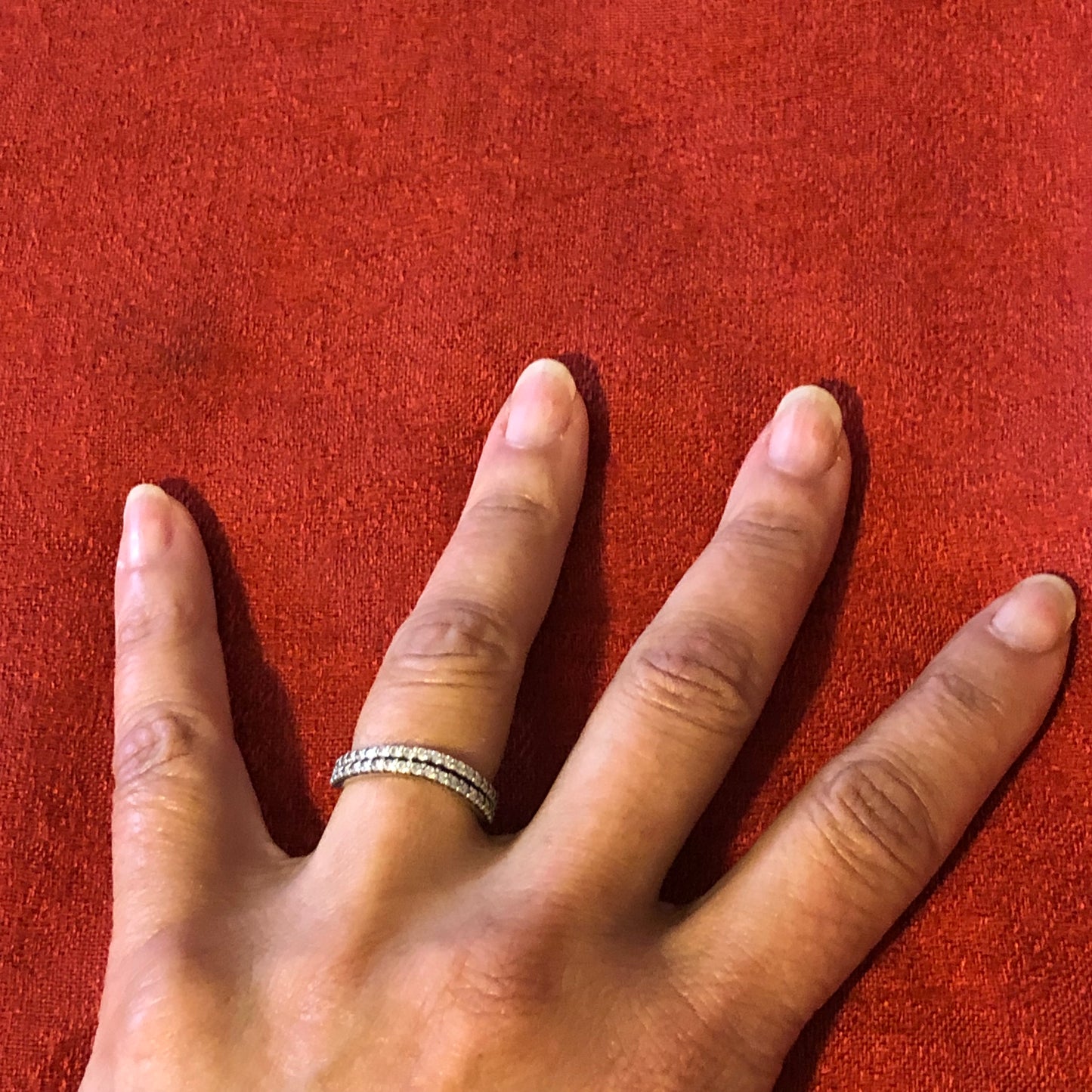 Pandora Wavy Eternity Ring, Set of 2-Size 54 (7)