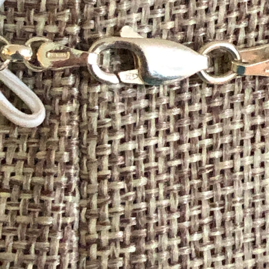 Sterling and Abalone Pendant and Chain