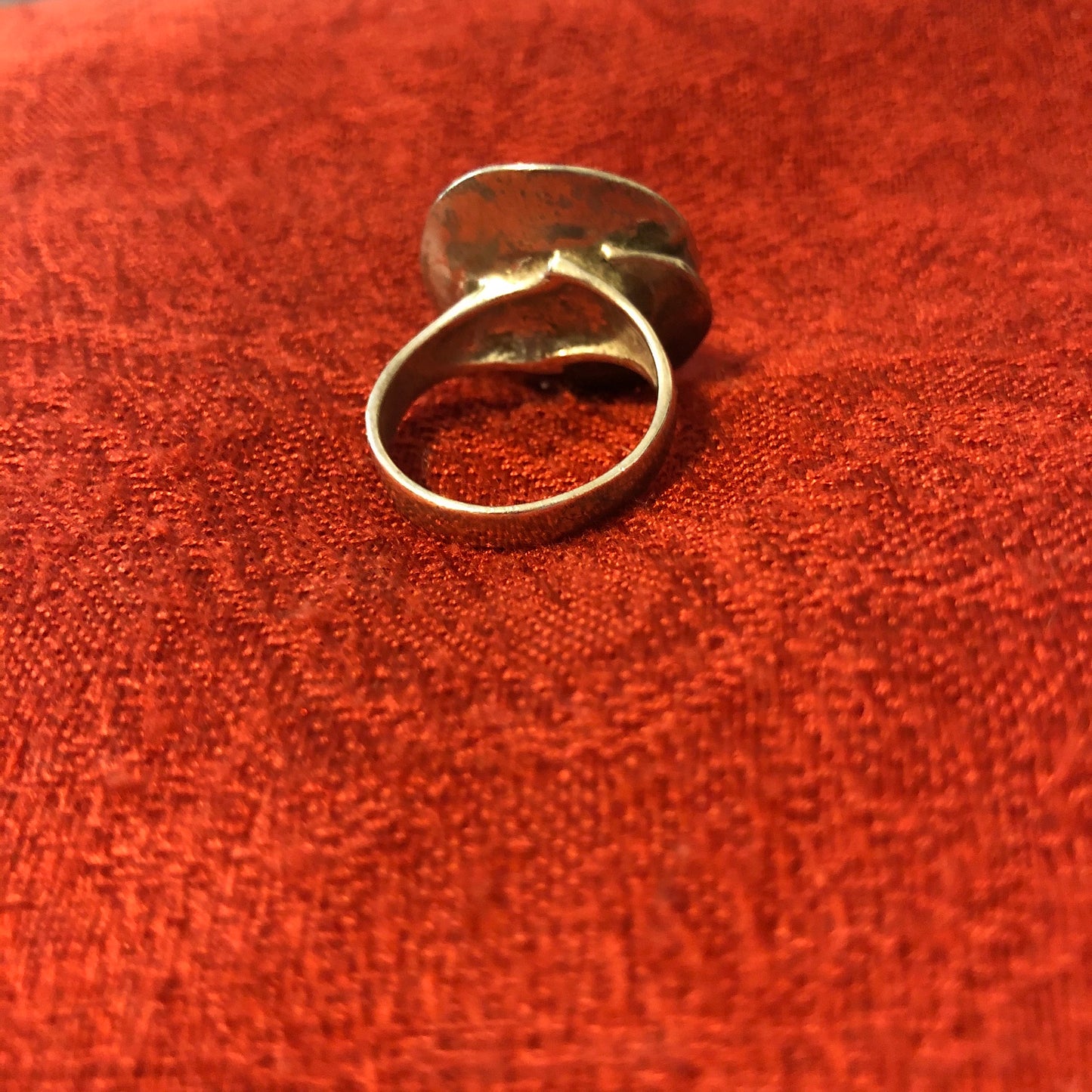 Sterling and Genuine Pearl Fashion Ring
